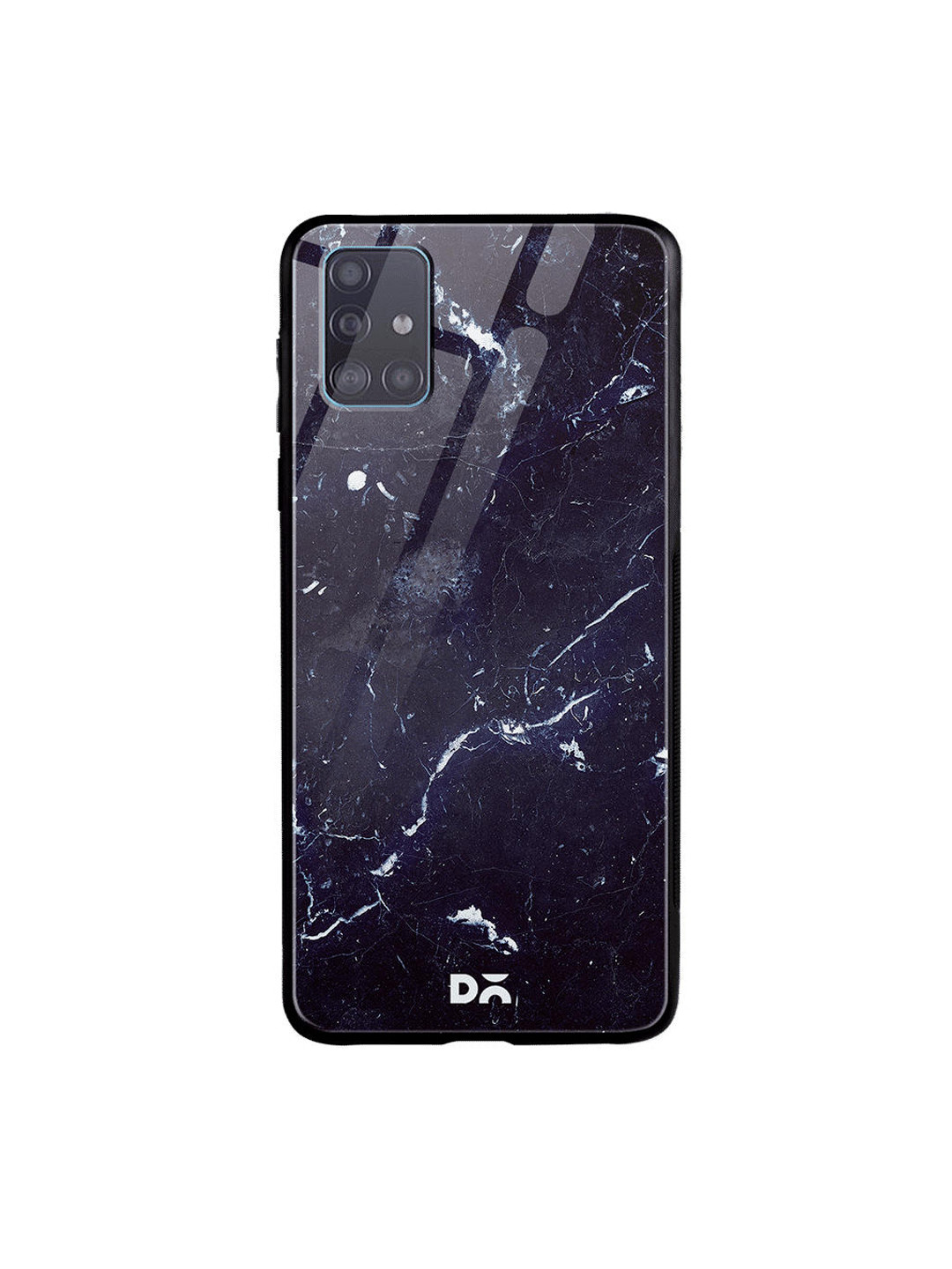

DailyObjects Navy Blue Constellation Marble Samsung Galaxy A71 Glass Case