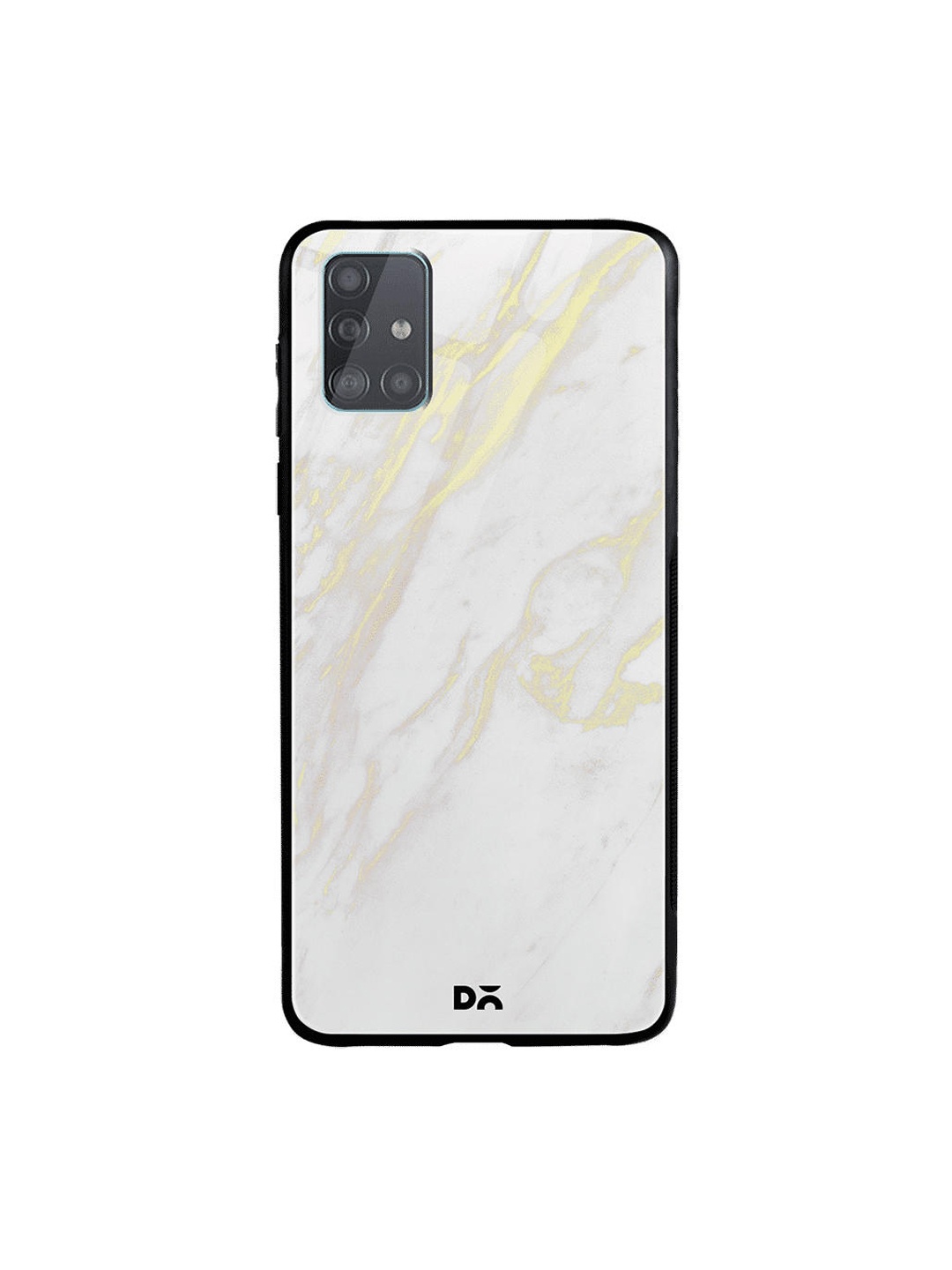 

DailyObjects White & Yellow Marble 2 Samsung Galaxy A51 Glass Case