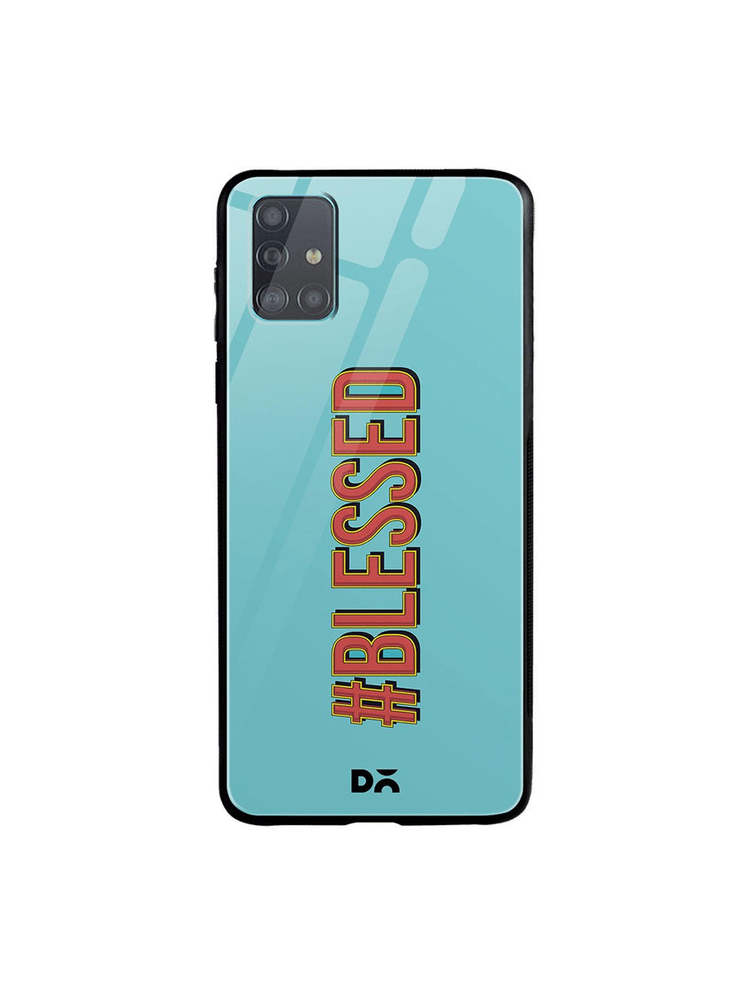 

DailyObjects Blue & Red Blessed Samsung Galaxy A71 Glass Case
