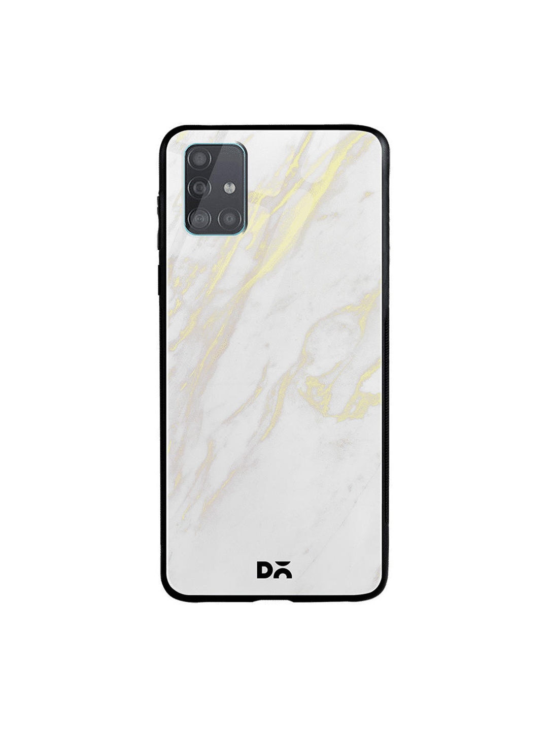

DailyObjects White & Yellow Marble 2 Samsung Galaxy A71 Glass Case