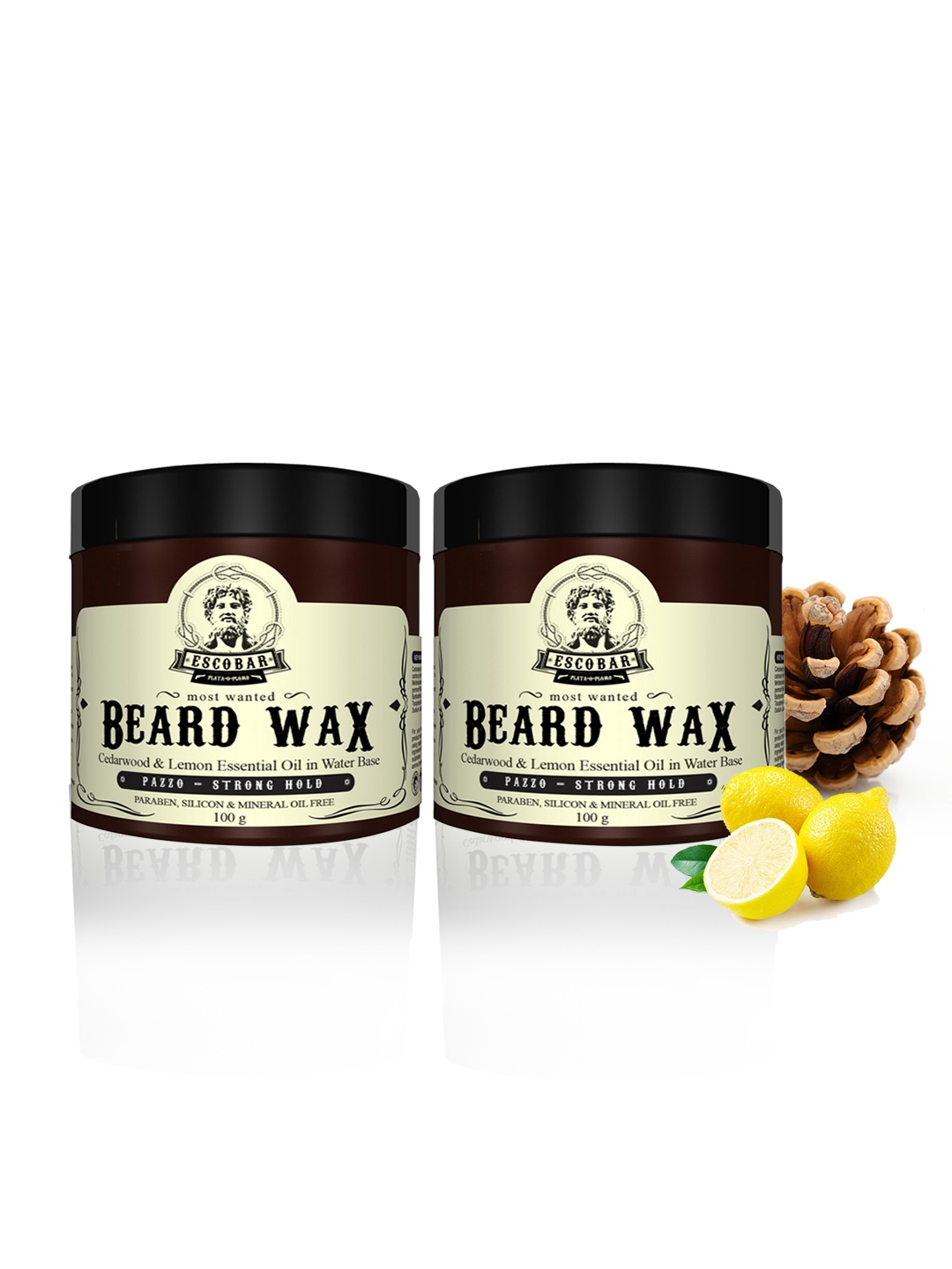 

ESCOBAR Men Cream Set of 2 Most Wanted Beard Wax 200 g