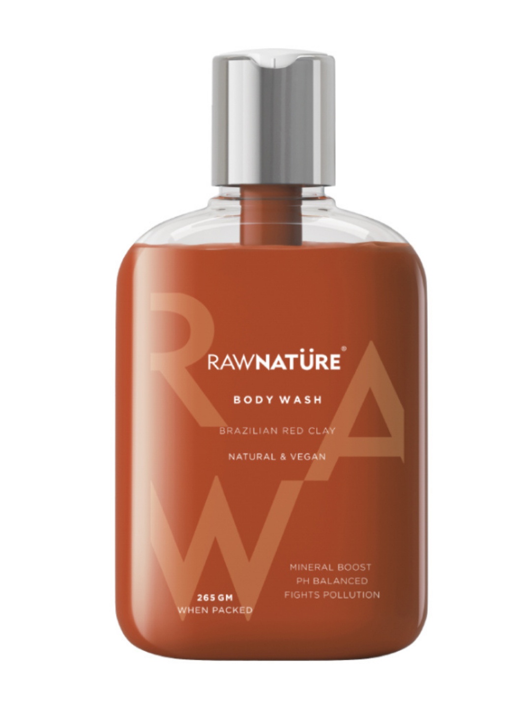 

RAW NATURE Unisex Brazilian Red Clay Body Wash 265 g