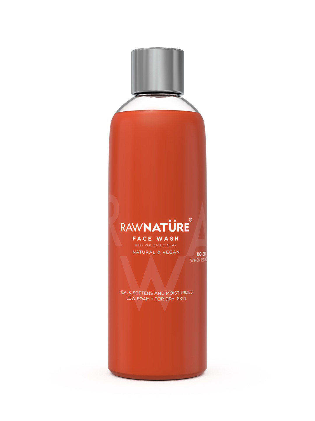 

RAW NATURE Unisex Volcanic Red Clay Face Wash 100 g