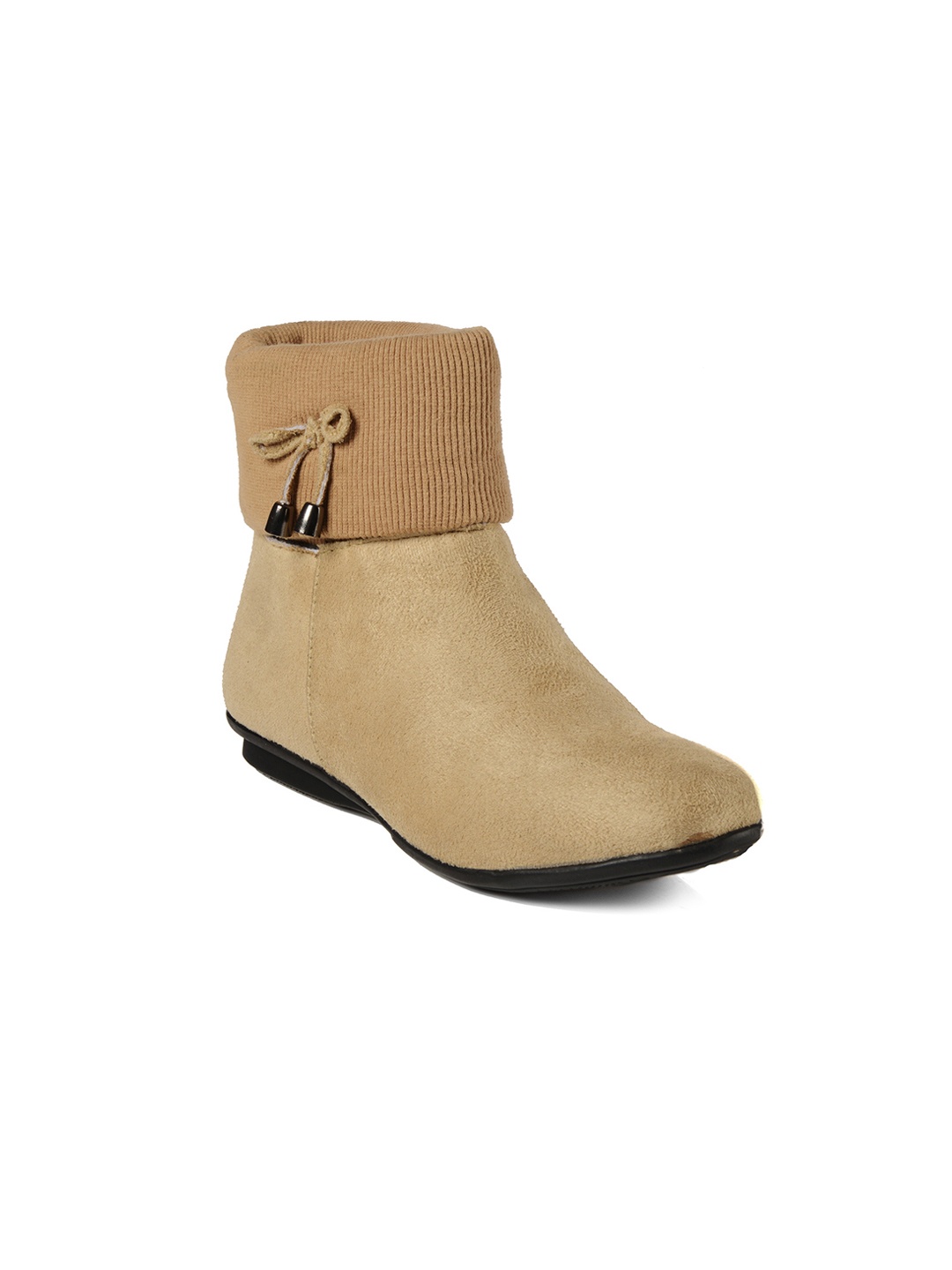 

Bruno Manetti Women Beige Suede Boots