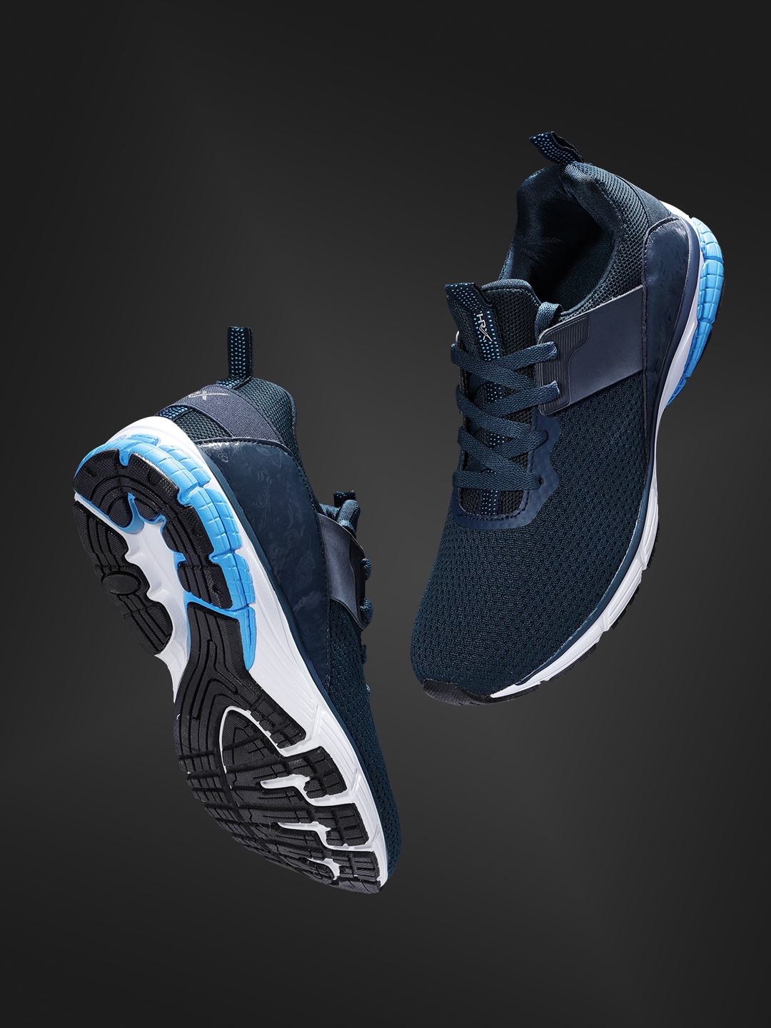 

HRX by Hrithik Roshan Men Navy Mesh Running Shoes, Navy blue