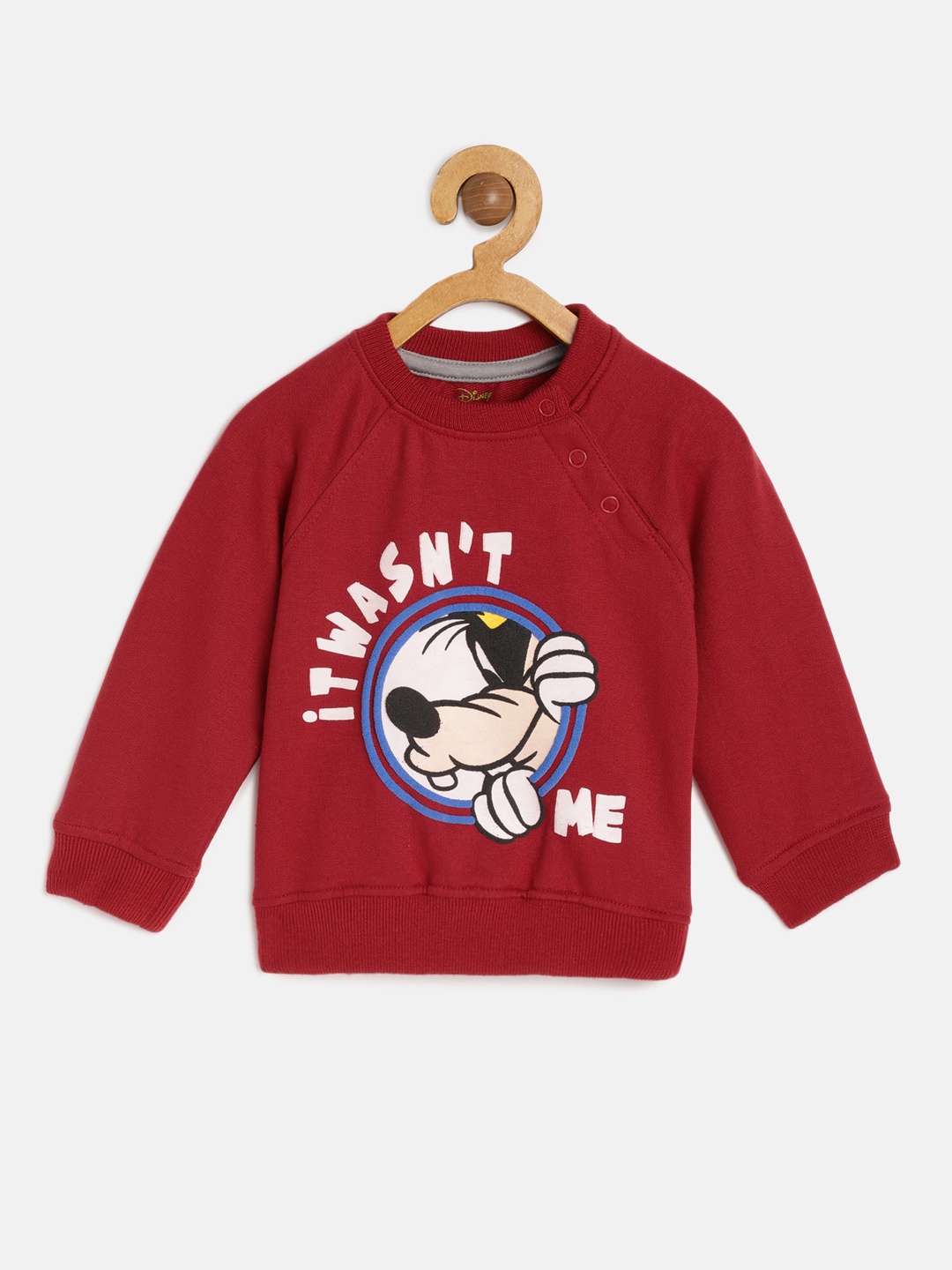 

YK Disney Boys Red Printed Sweatshirt