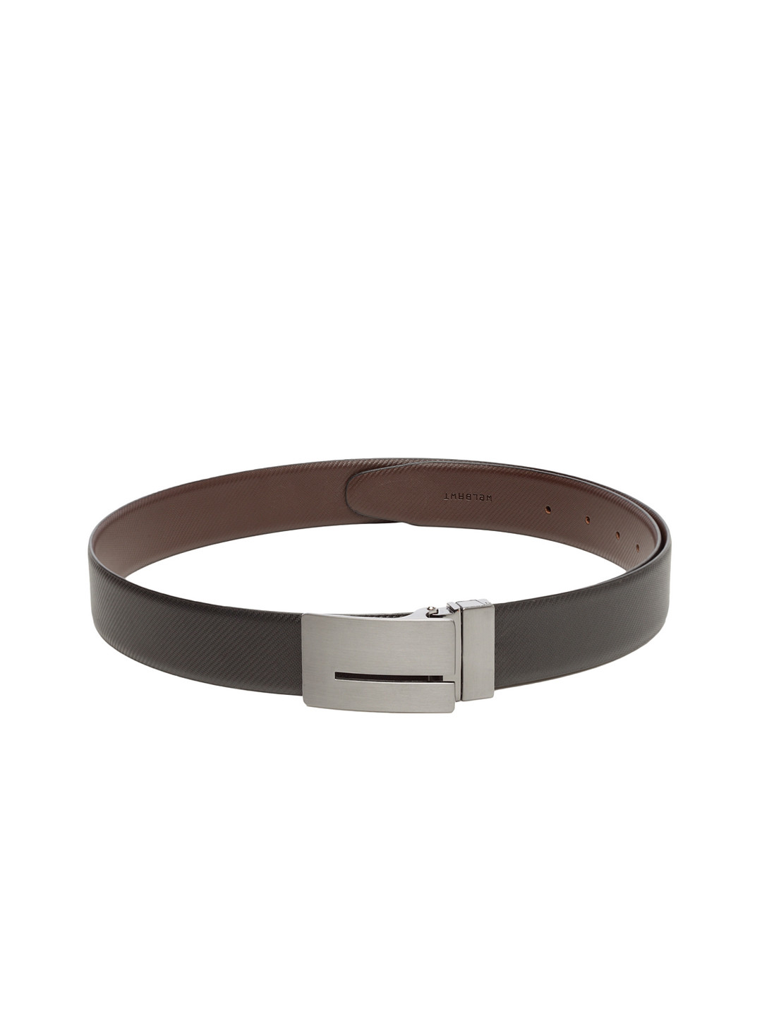 

WELBAWT Men Black Solid Belt