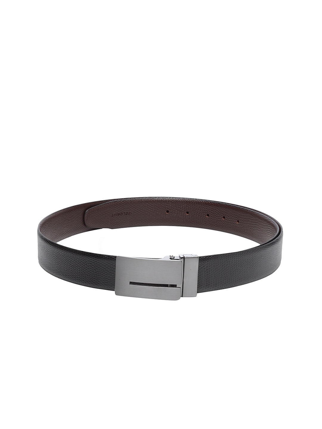 

WELBAWT Men Black Solid Belt