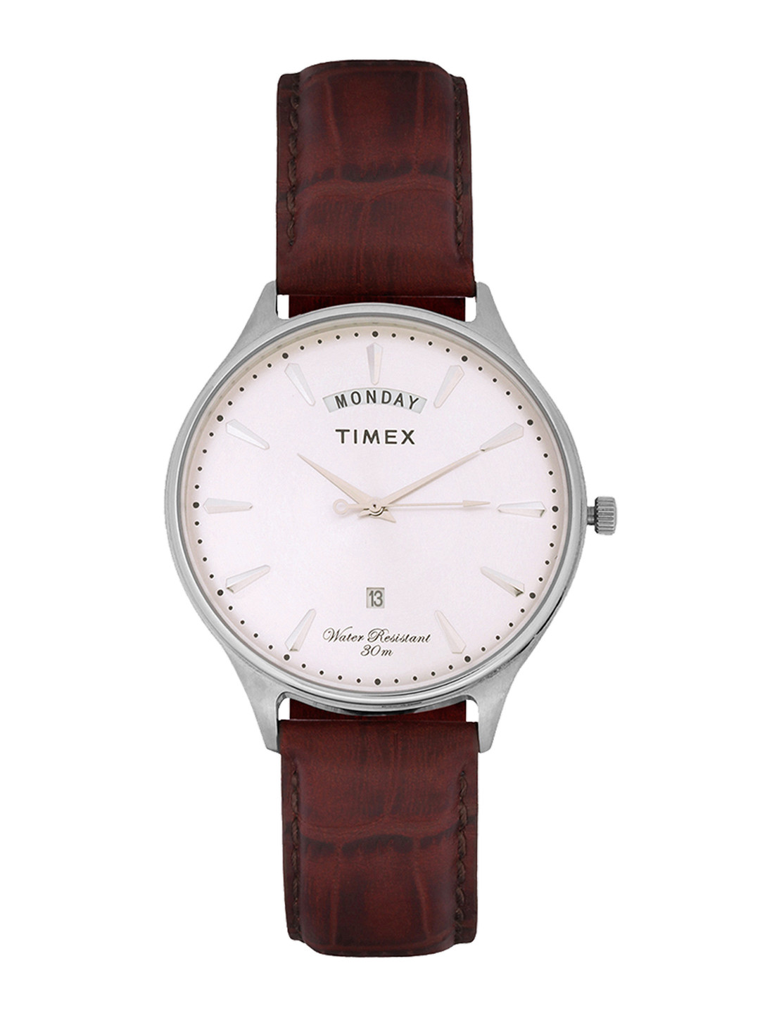

Timex Men Silver-Toned Analogue Watch - TWEG16900, White