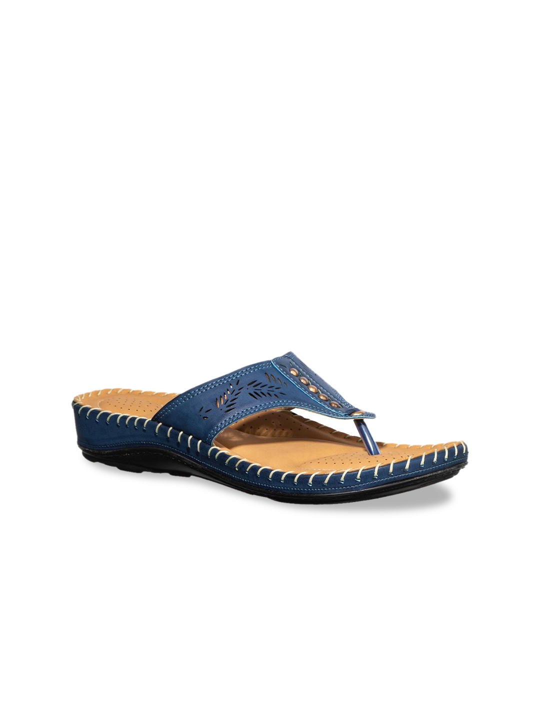 

Khadims Women Blue Solid Comfort Heels
