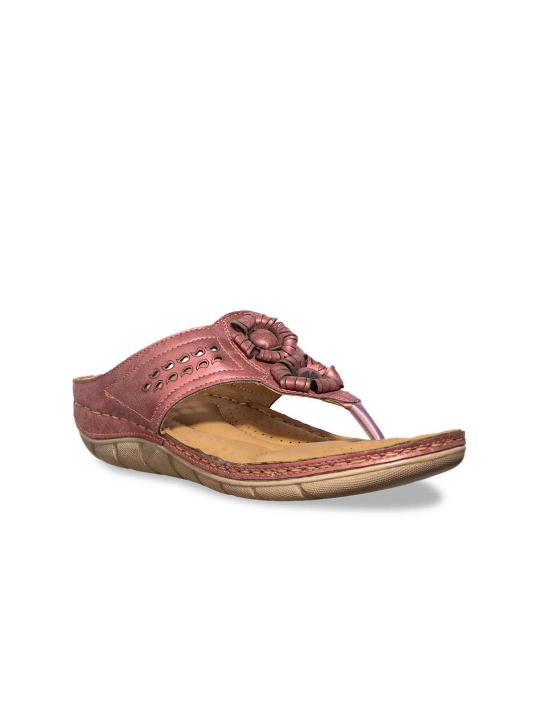 

Khadims Women Pink Solid Comfort Heels