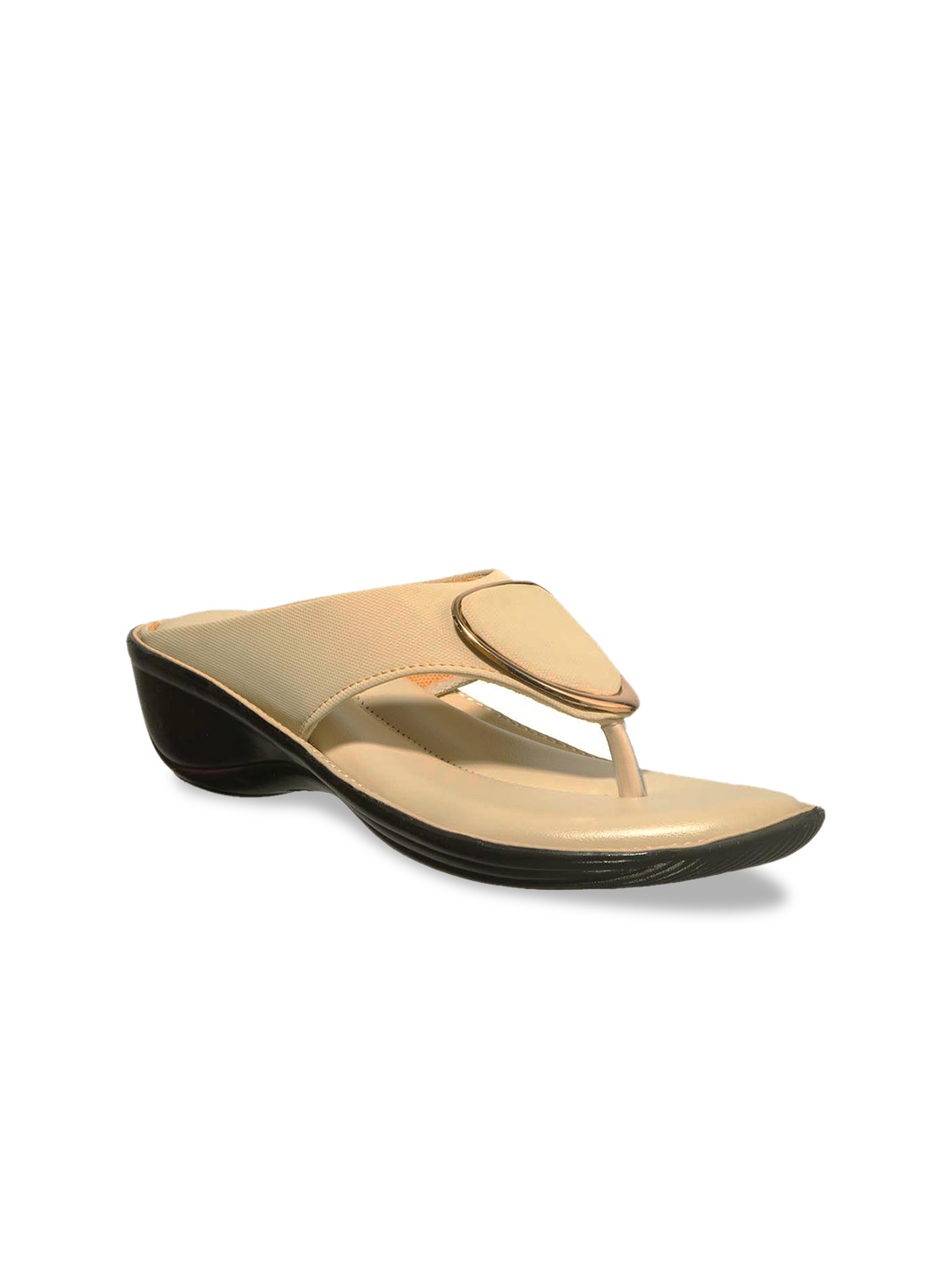 

Khadims Women Beige Solid Wedges