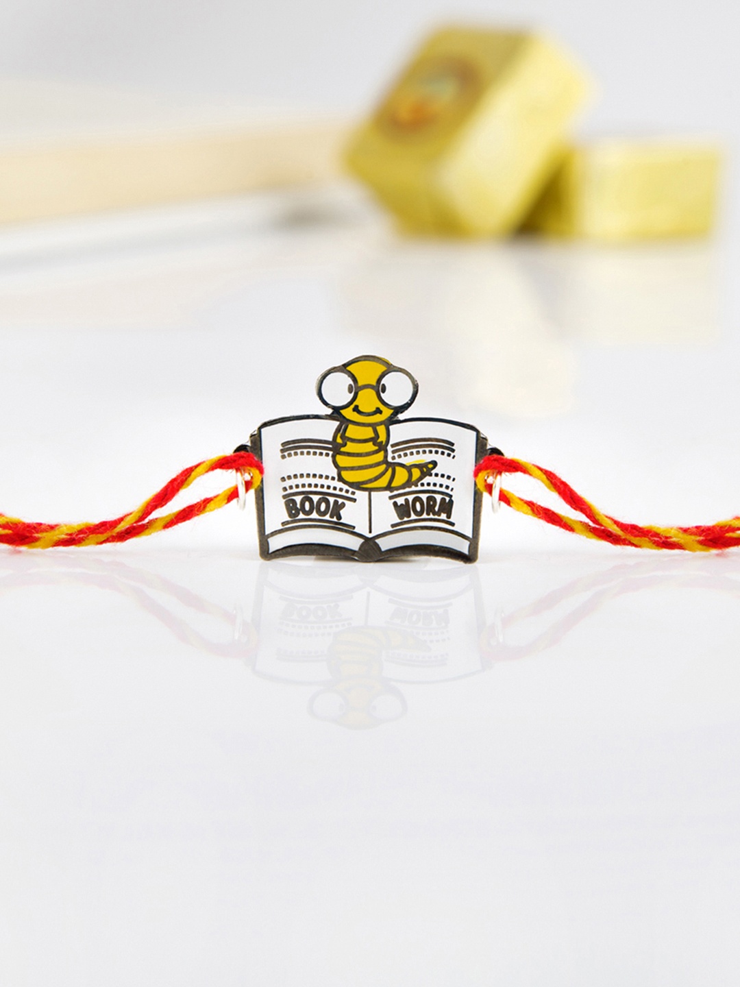 

Bigsmall Yellow Wraparound Rakhi