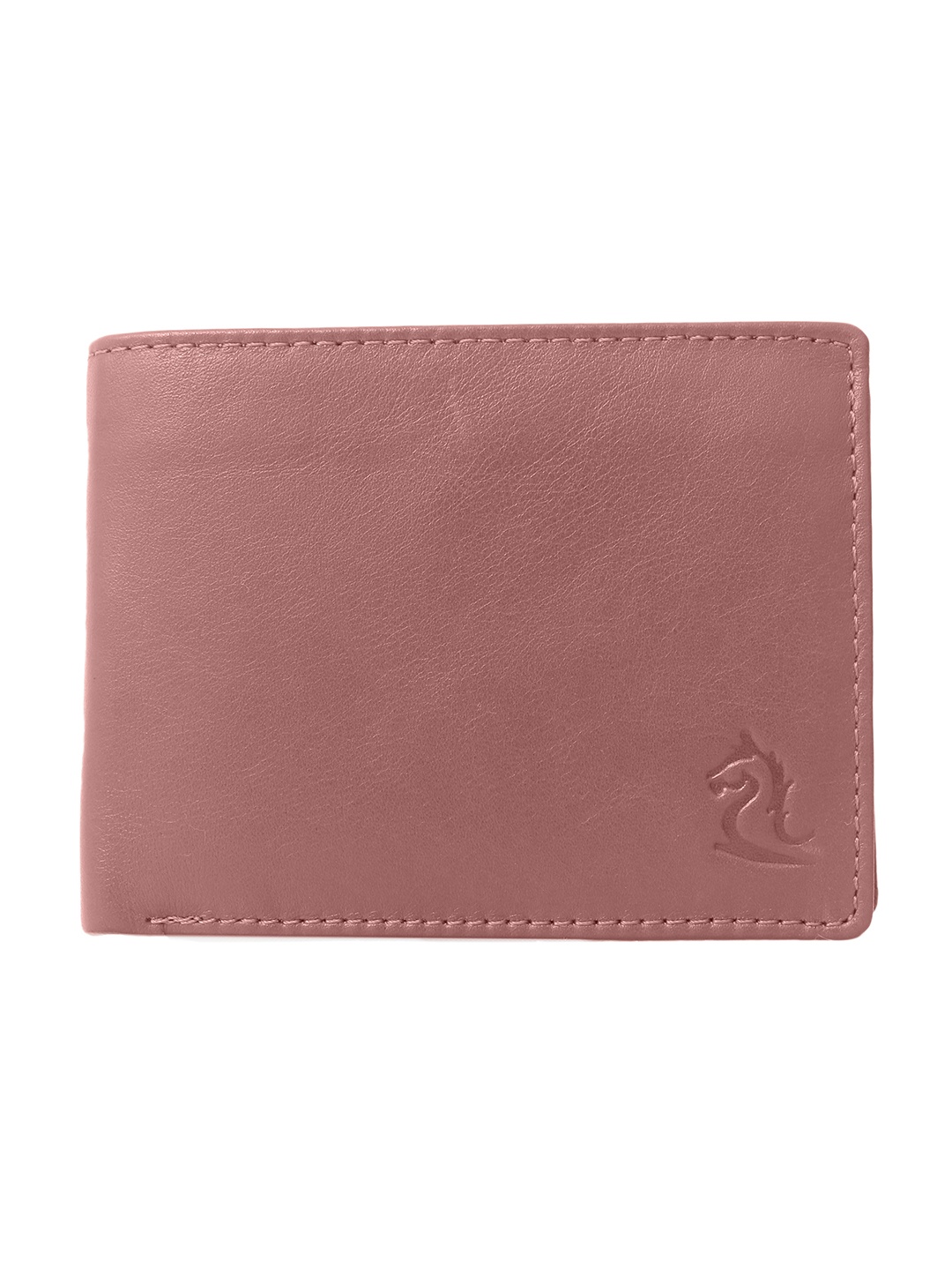 

Kara Men Tan Brown Solid Leather Two Fold Wallet