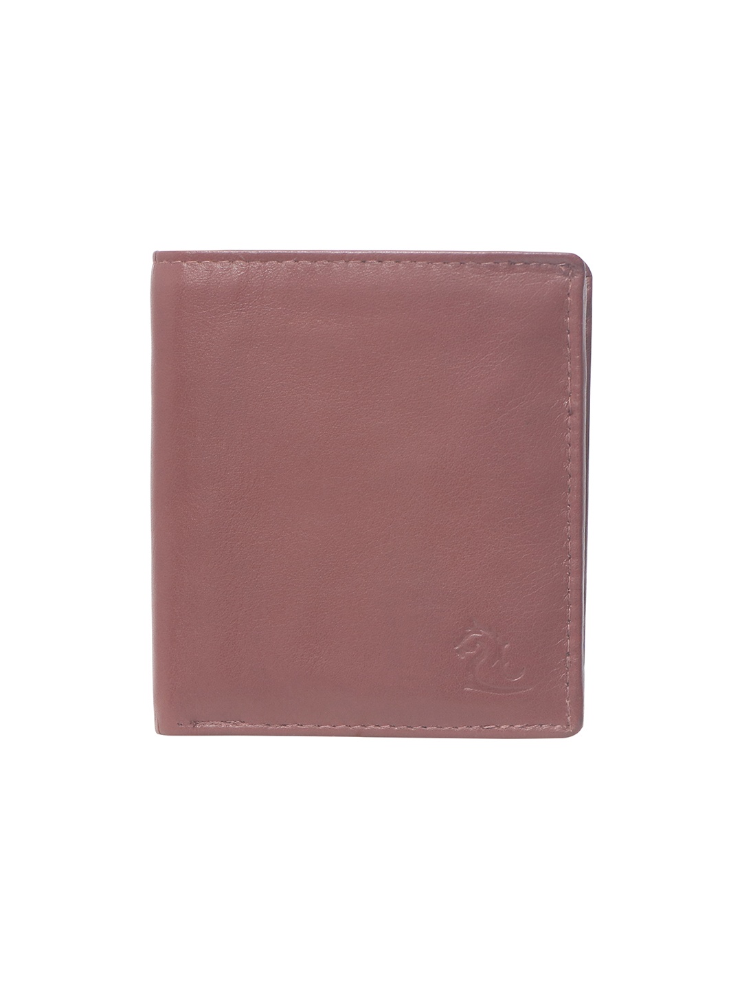 

Kara Men Tan Brown Solid Leather Two Fold Wallet