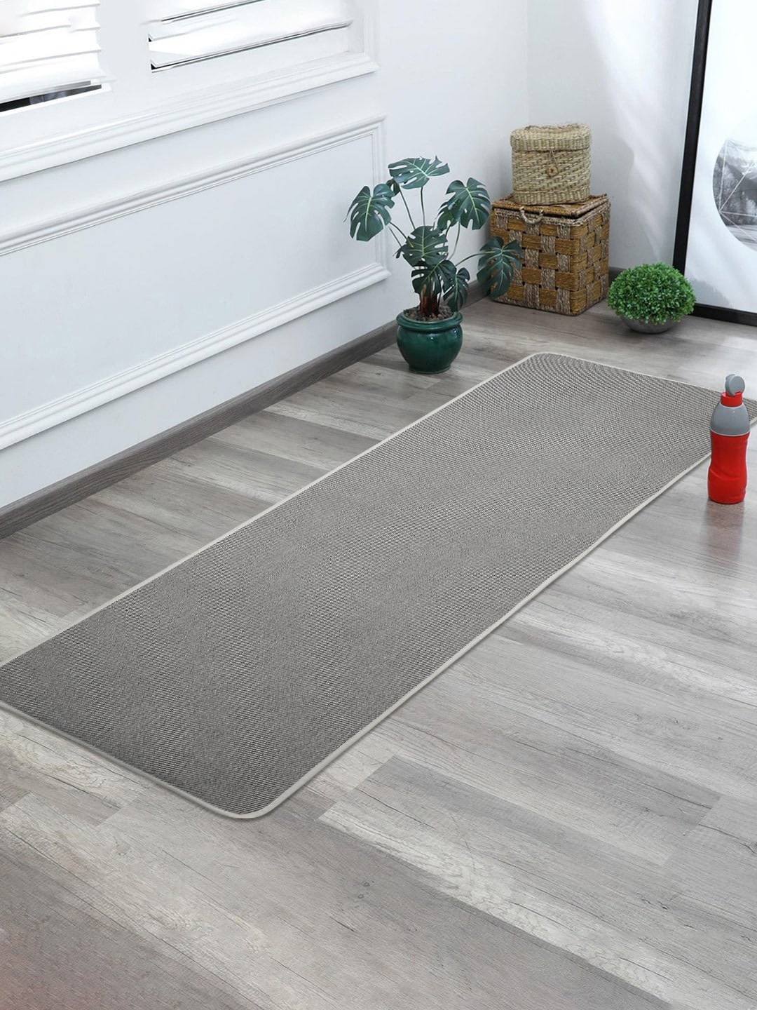 

Saral Home Beige Cotton Anti Skid Yoga Mat
