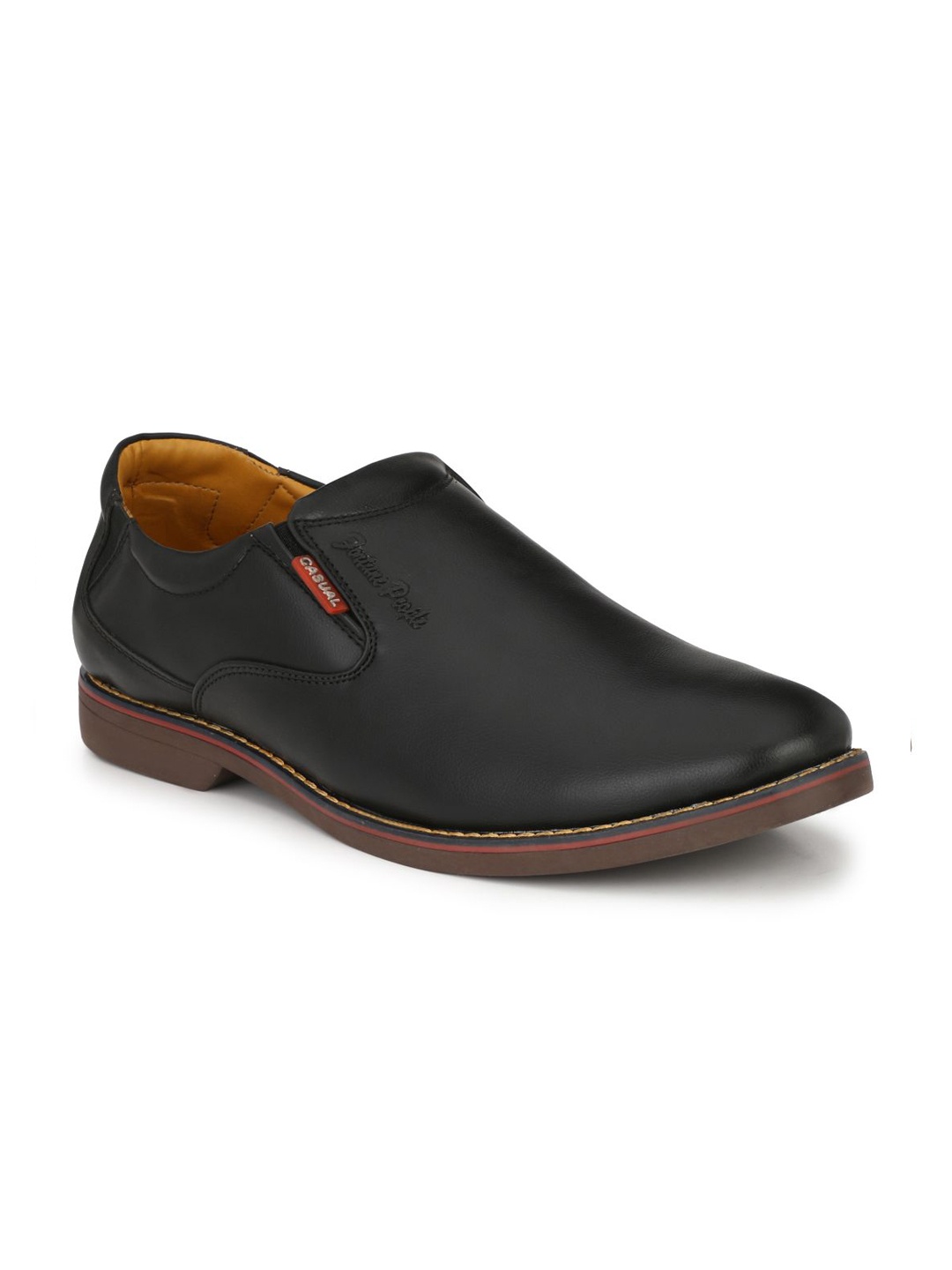 

Fashion Victim Men Black Solid Slip-Ons