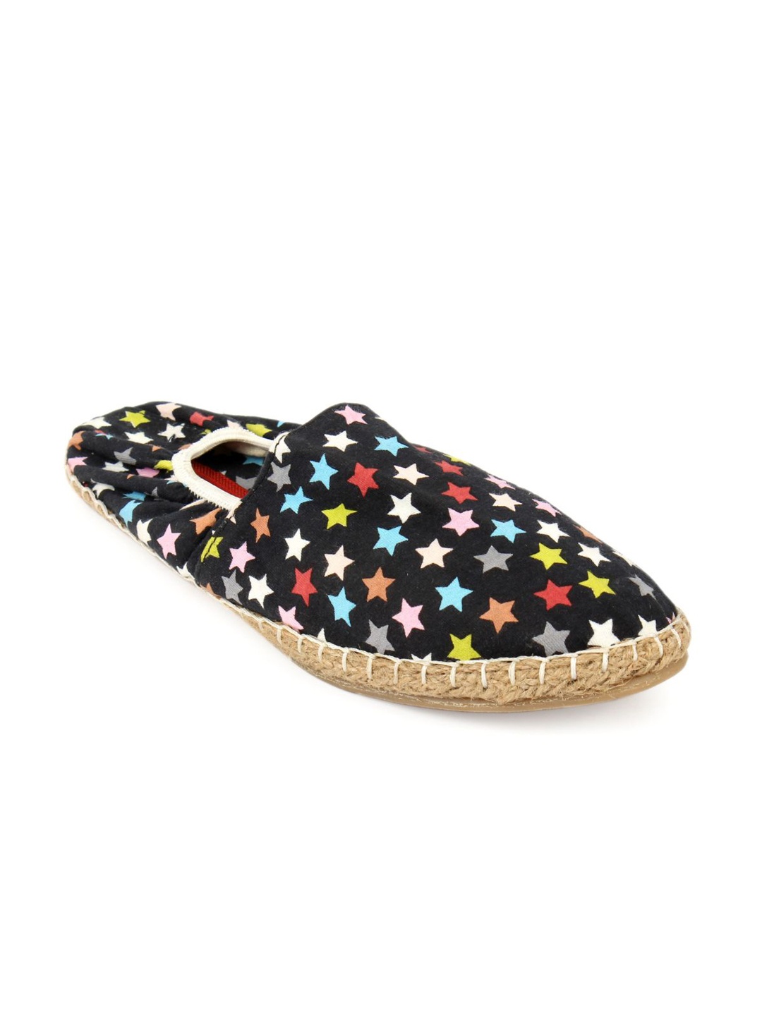

Fashion Victim Men Black Star Printed Espadrilles