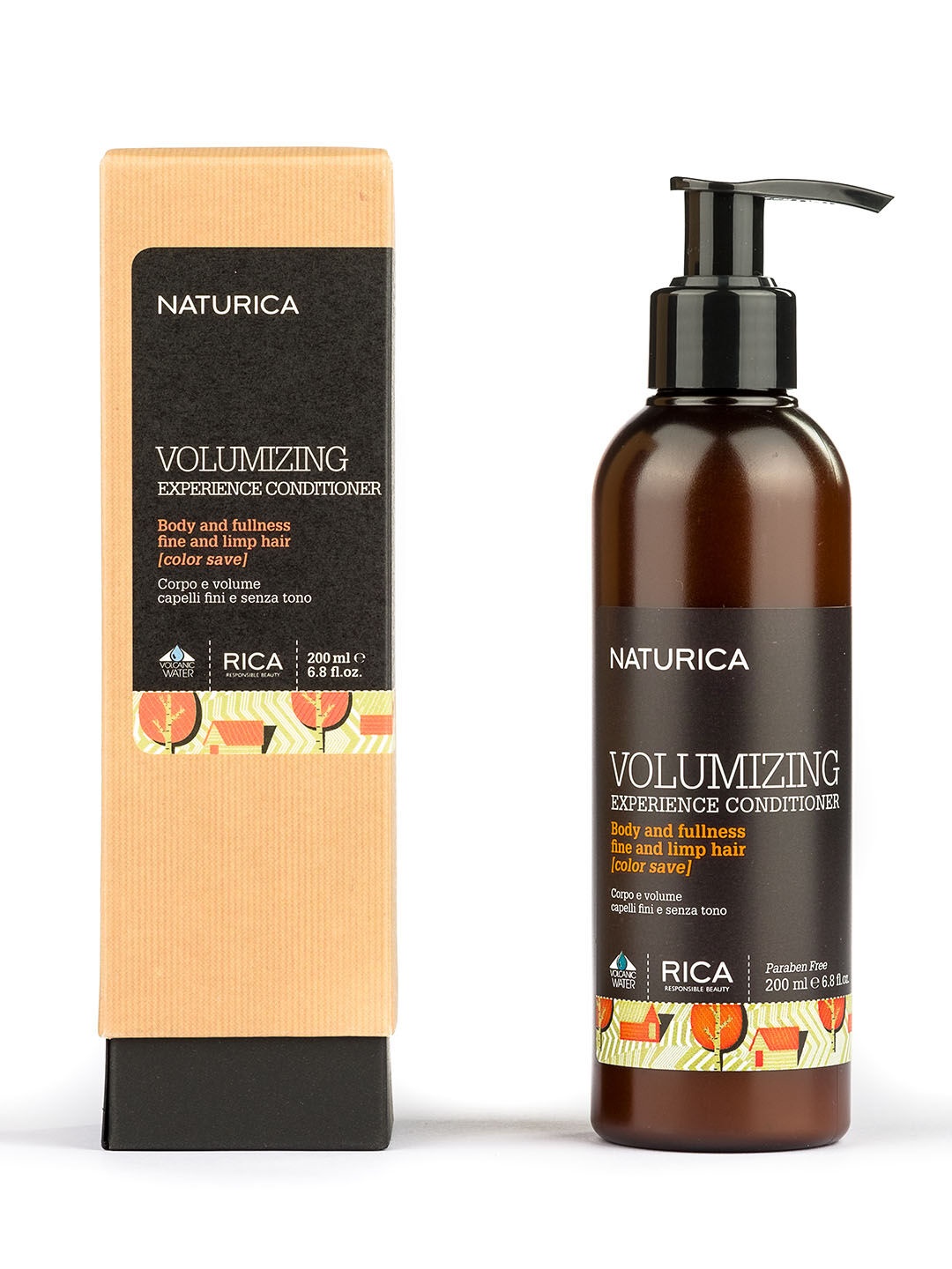 

Naturica Volumizing Experience Conditioner 200 ml, Brown