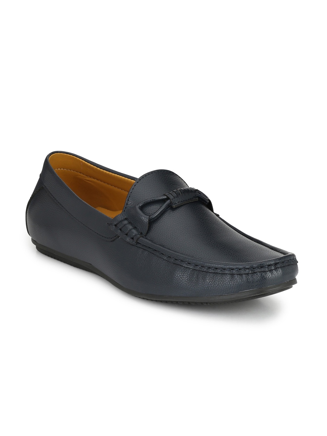 

Fashion Victim Men Navy Blue Solid Loafers