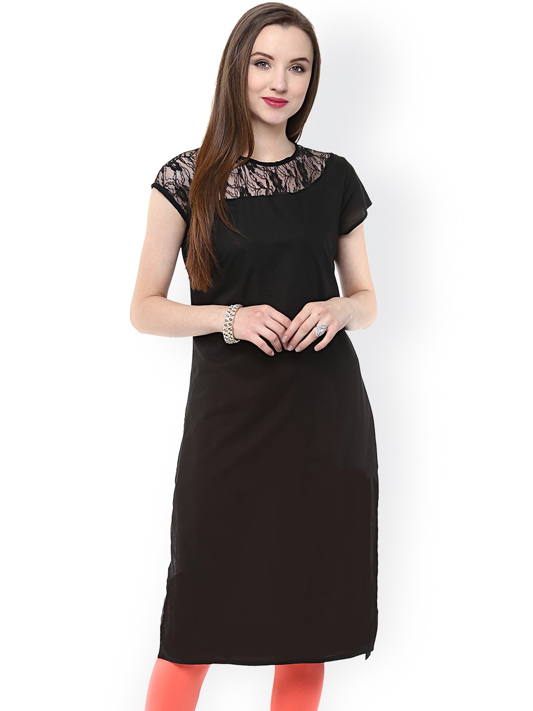 

Pannkh Black Kurta