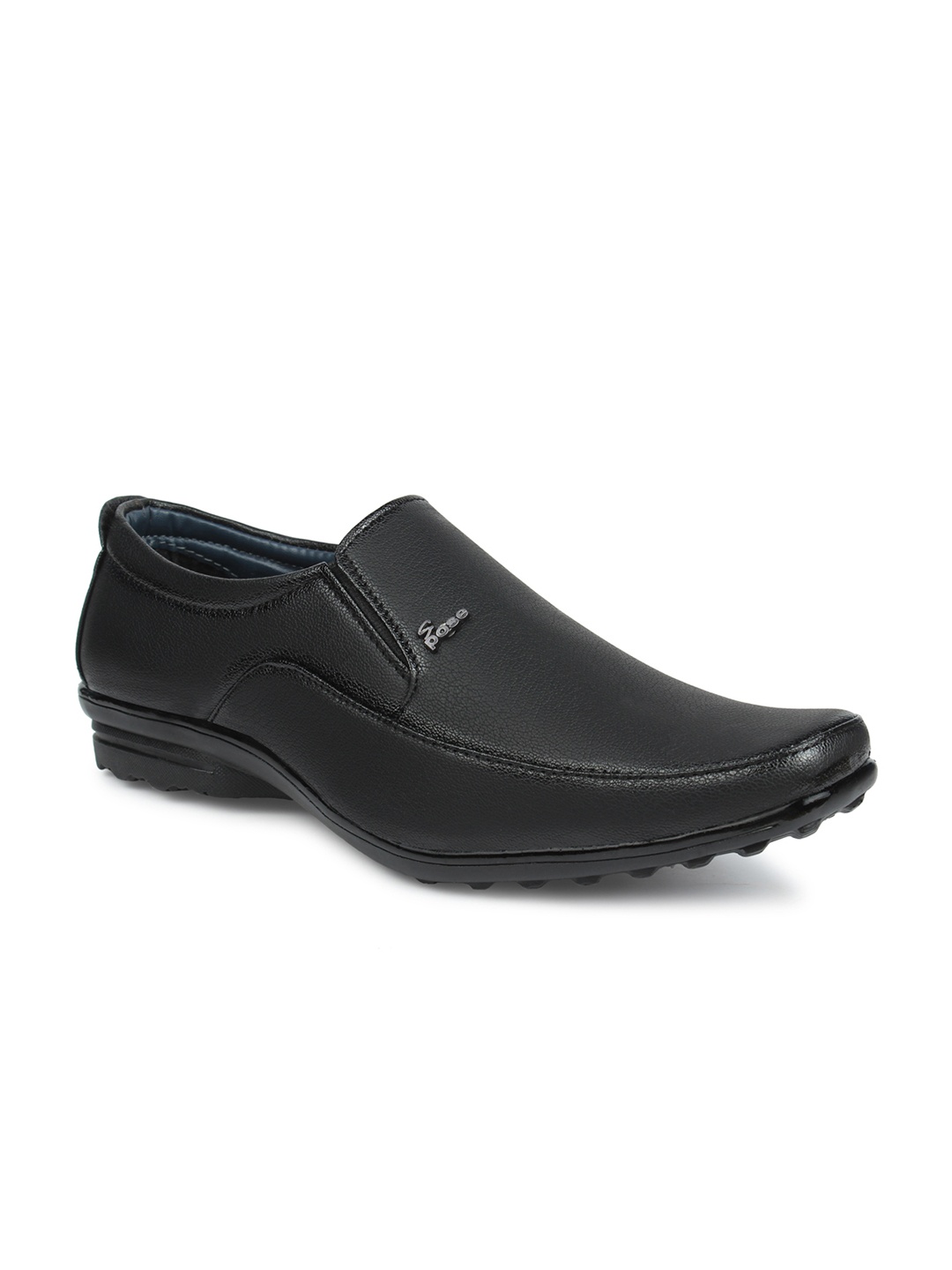

Fashion Victim Men Black Solid Formal Slip-Ons