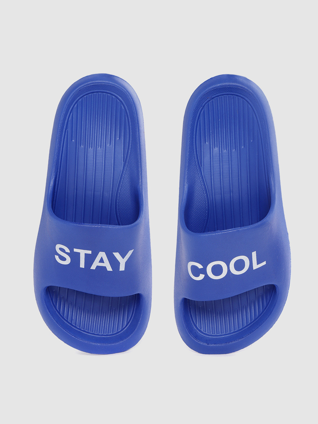 

Mast & Harbour Women Blue Printed Sliders
