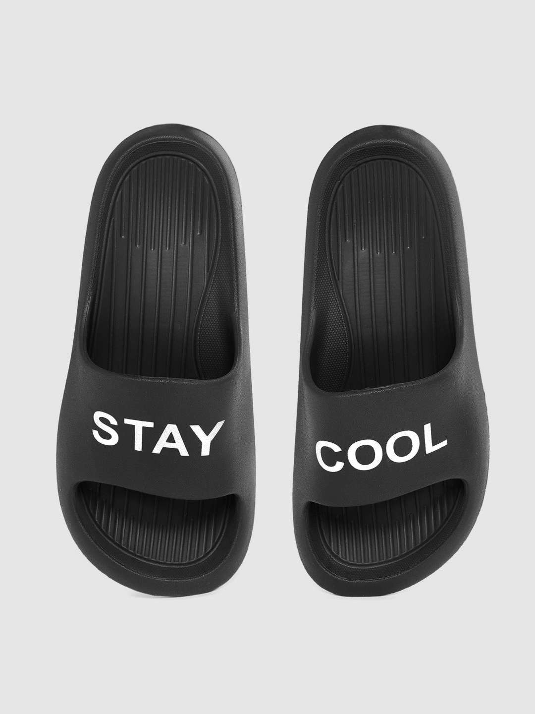 

Mast & Harbour Women Black Printed Sliders