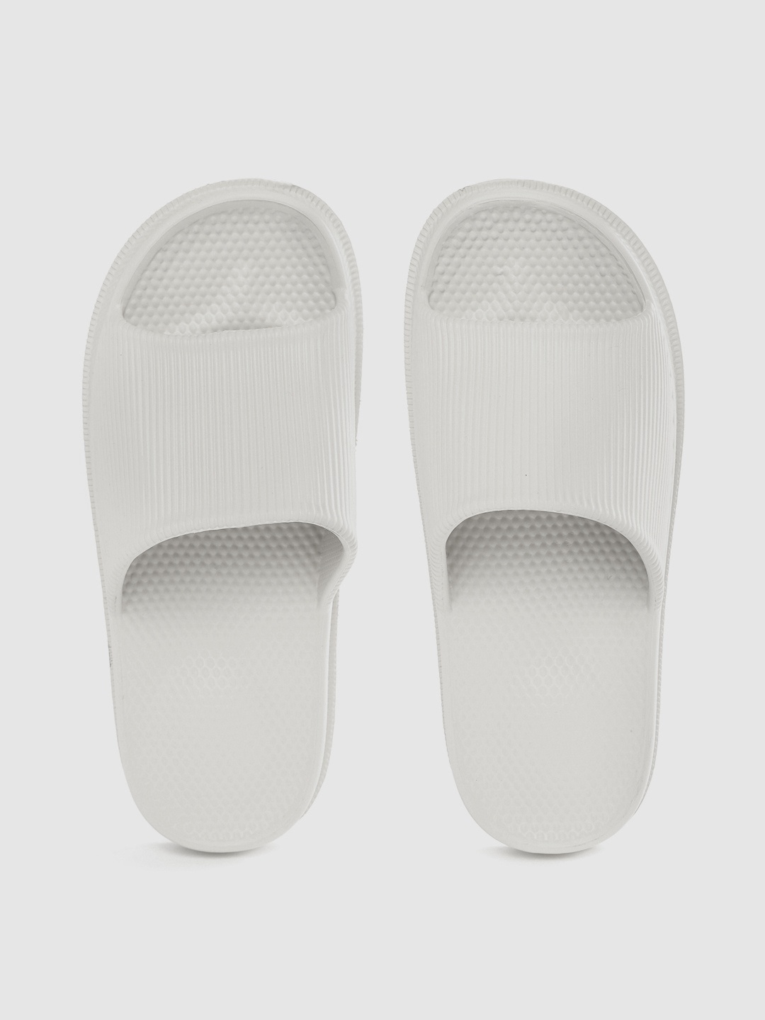 

Roadster Women Grey Striped Sliders