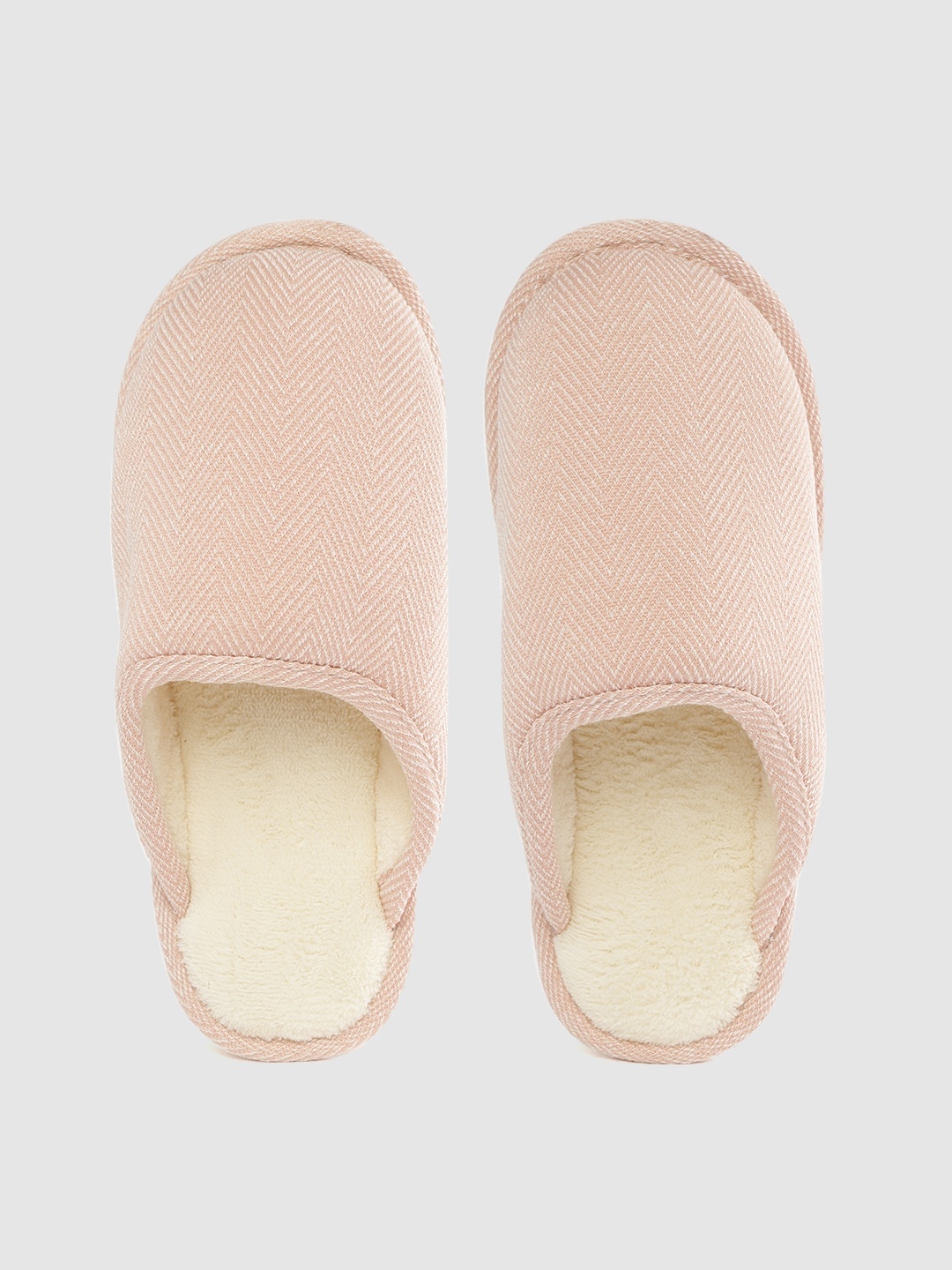 

Roadster Women Pink Chevron Patterned Room Slippers