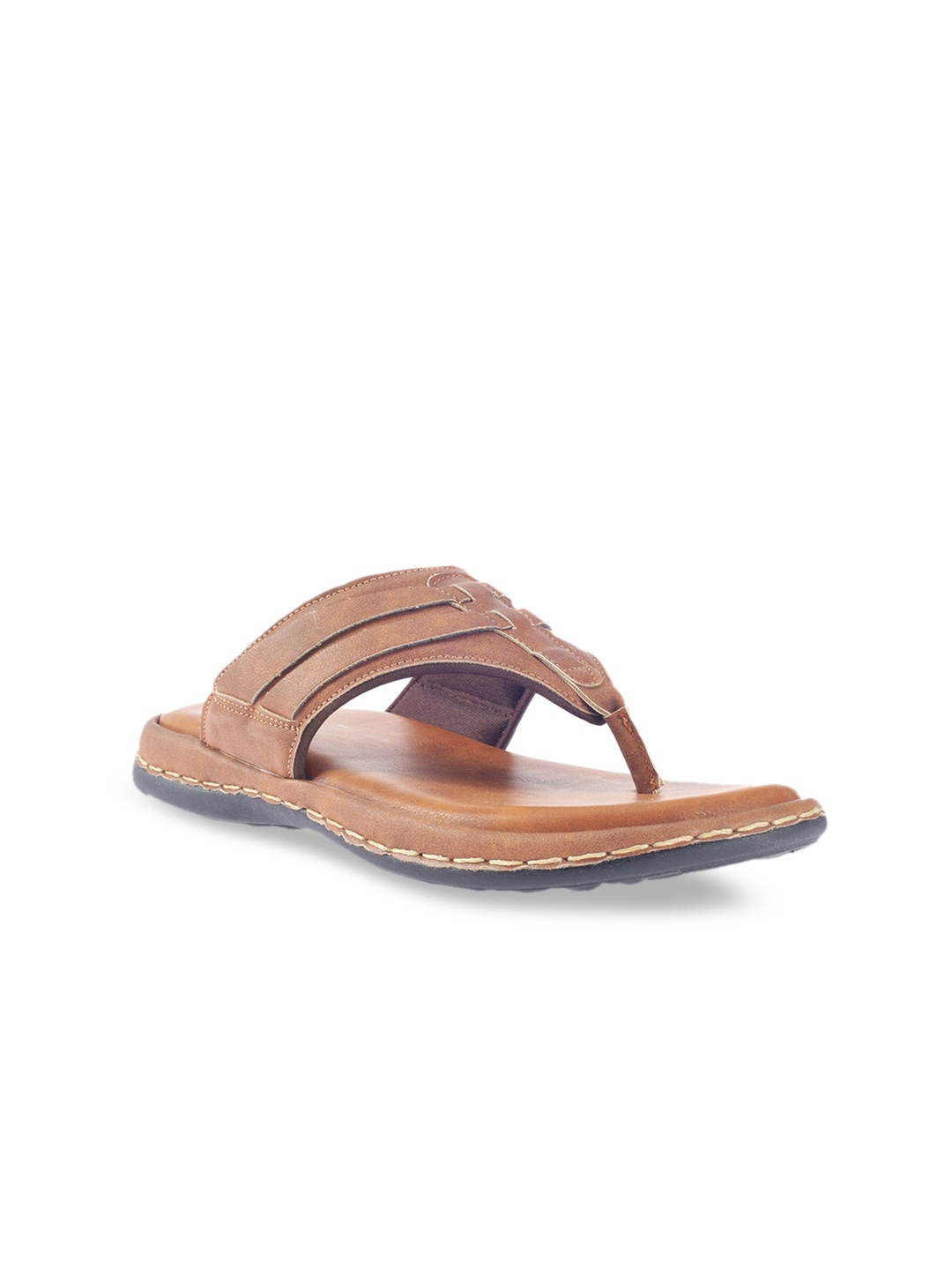 

Khadims Men Brown Comfort Sandals