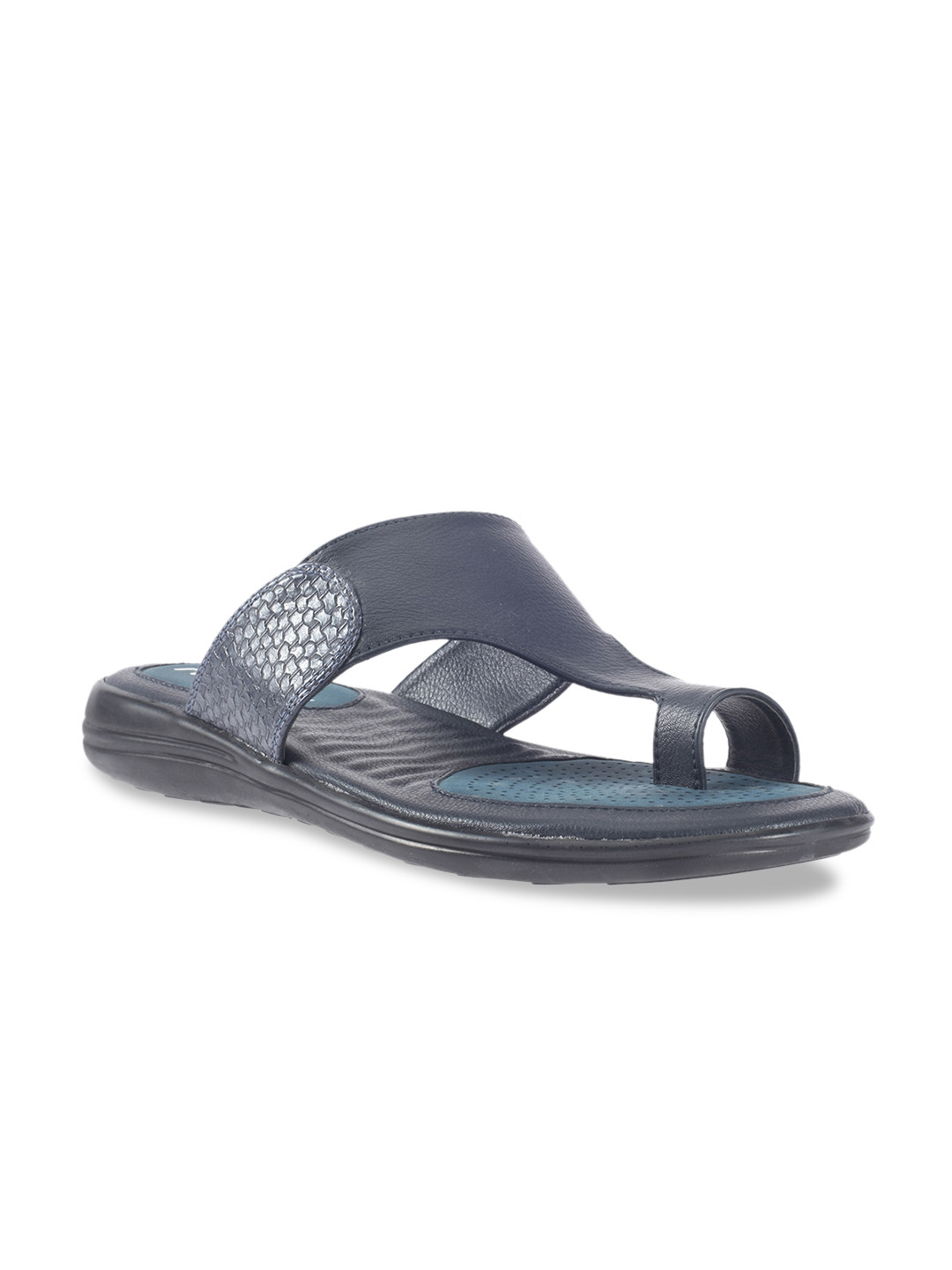 

Khadims Men Navy Blue Sandals