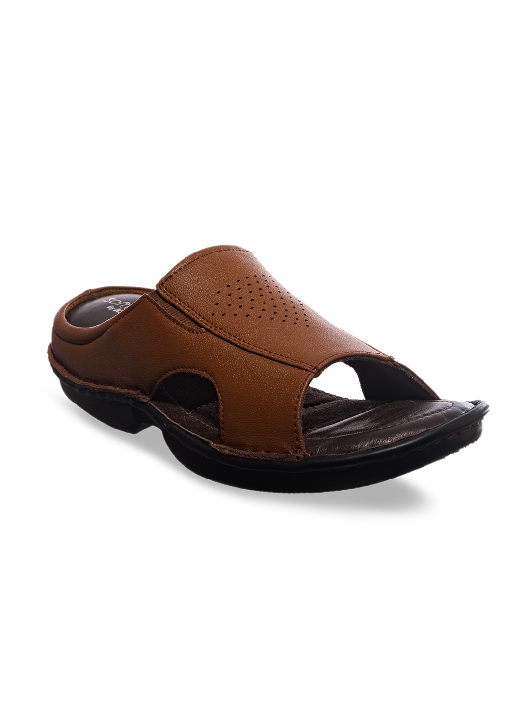 

Khadims Men Brown Comfort Sandals