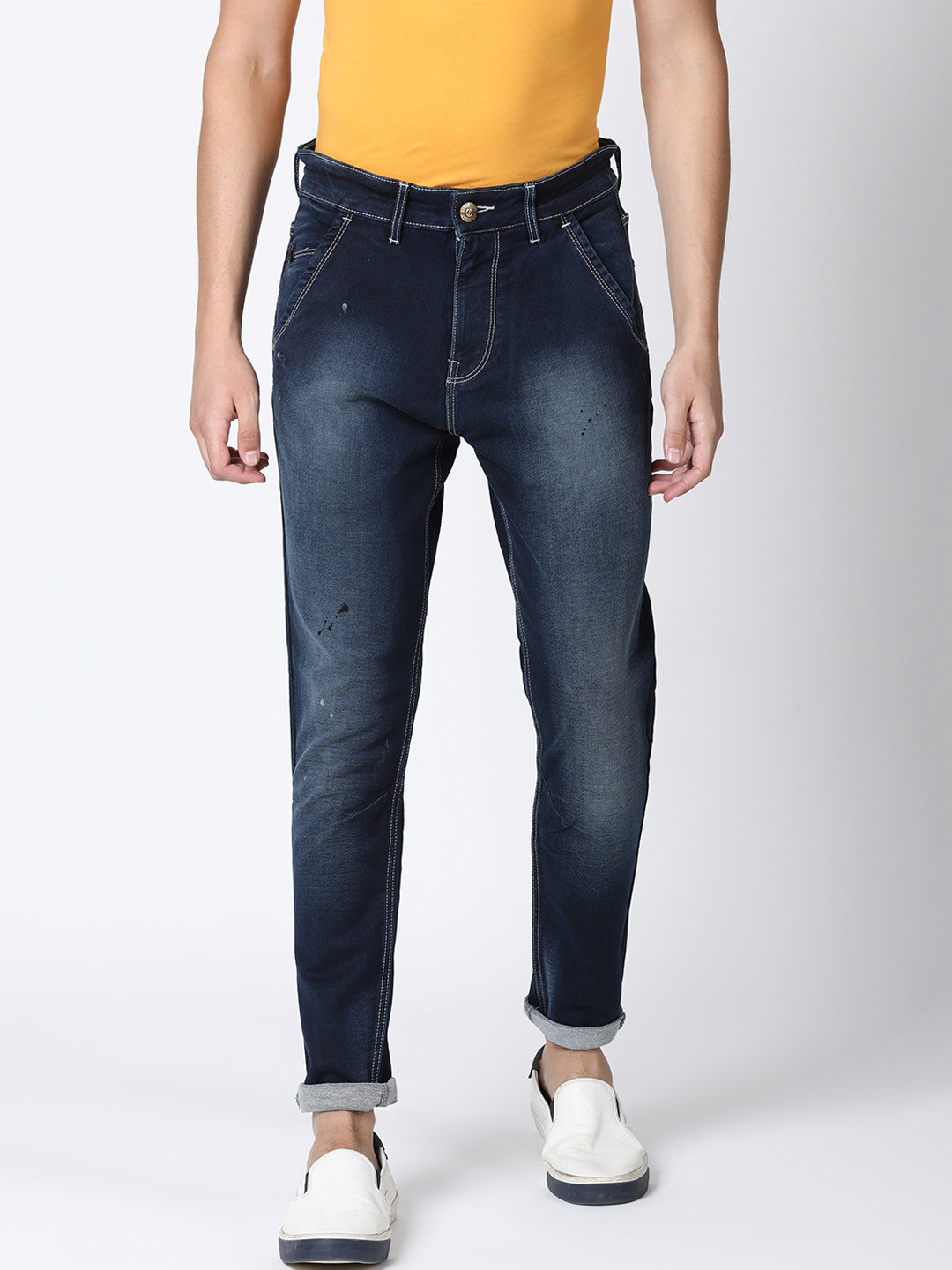 

Llak Jeans Men Blue Skinny Fit Mid-Rise Clean Look Jeans
