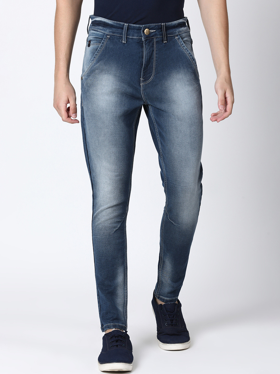 

Llak Jeans Men Blue Skinny Fit Mid-Rise Clean Look Stretchable Jeans