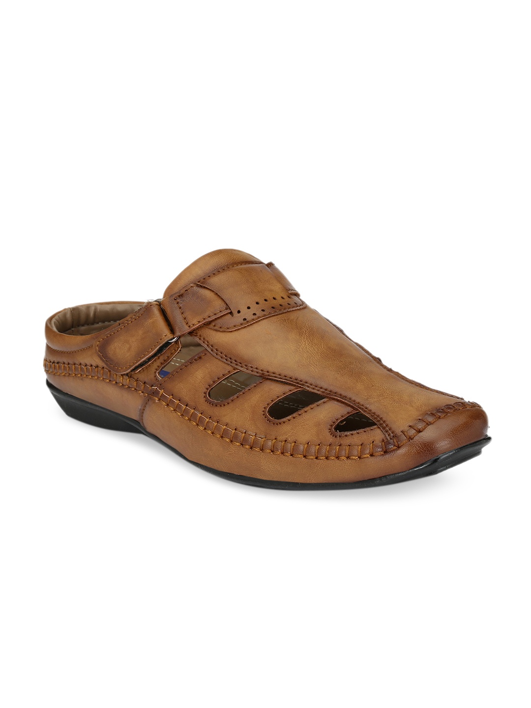 

El Paso Men Tan Brown Comfort Sandals