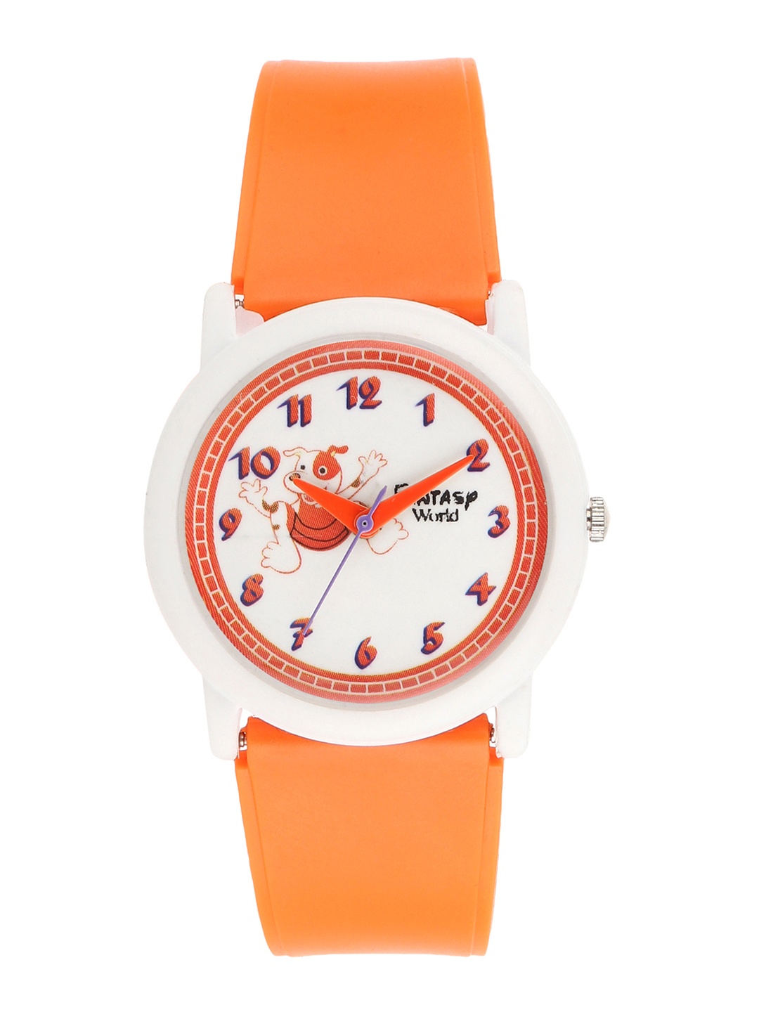 

Fantasy World Boys White & Pink Analogue Watch