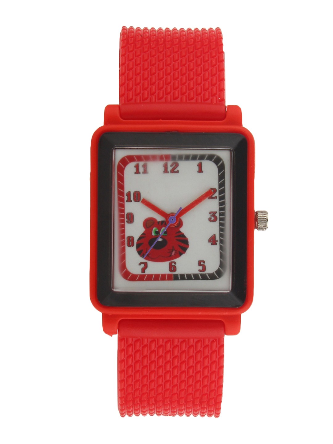 

Fantasy World Boys White & Red Analogue Watch