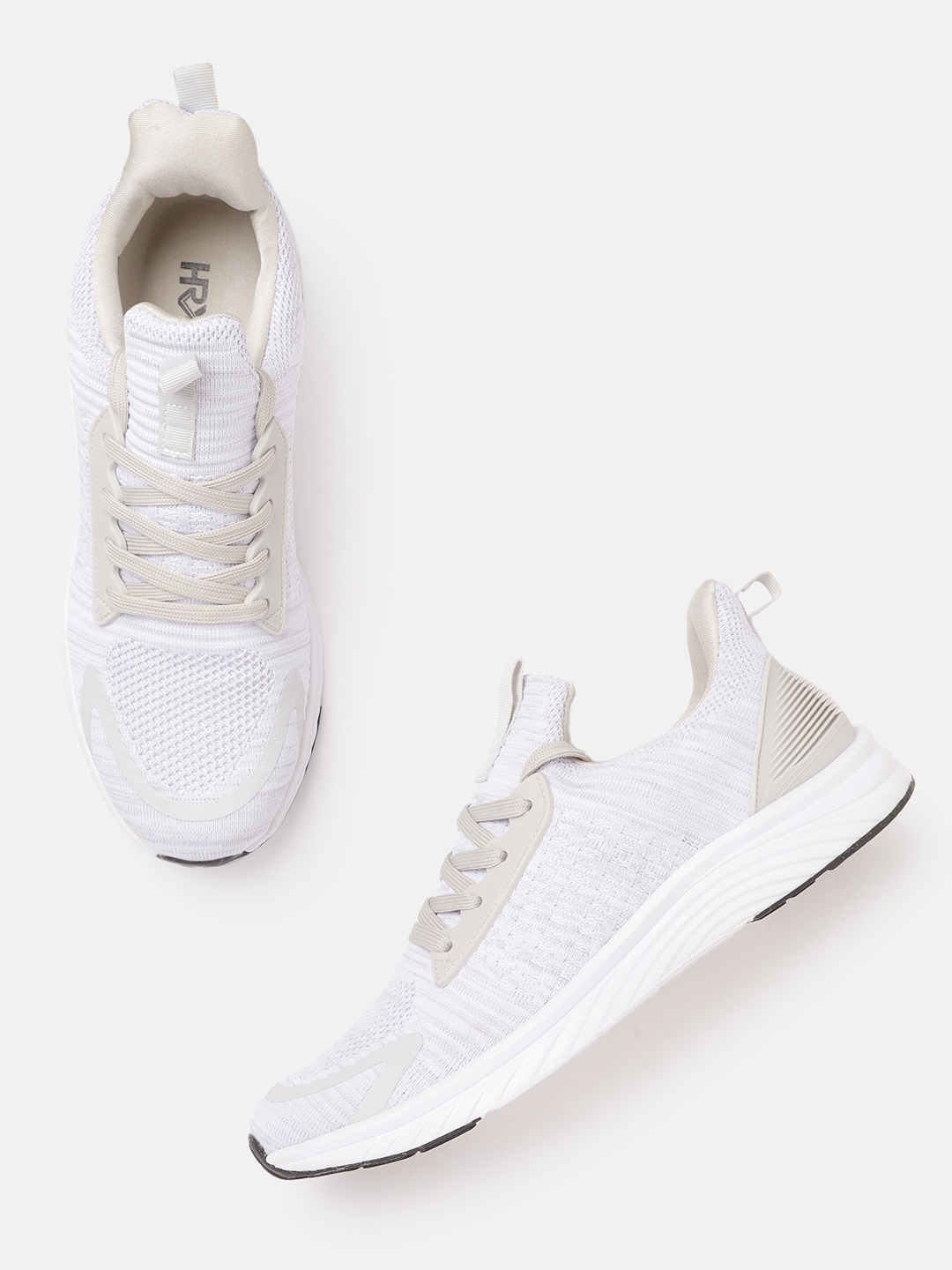 

HRX by Hrithik Roshan Men White Knit 1.0 Running Shoes