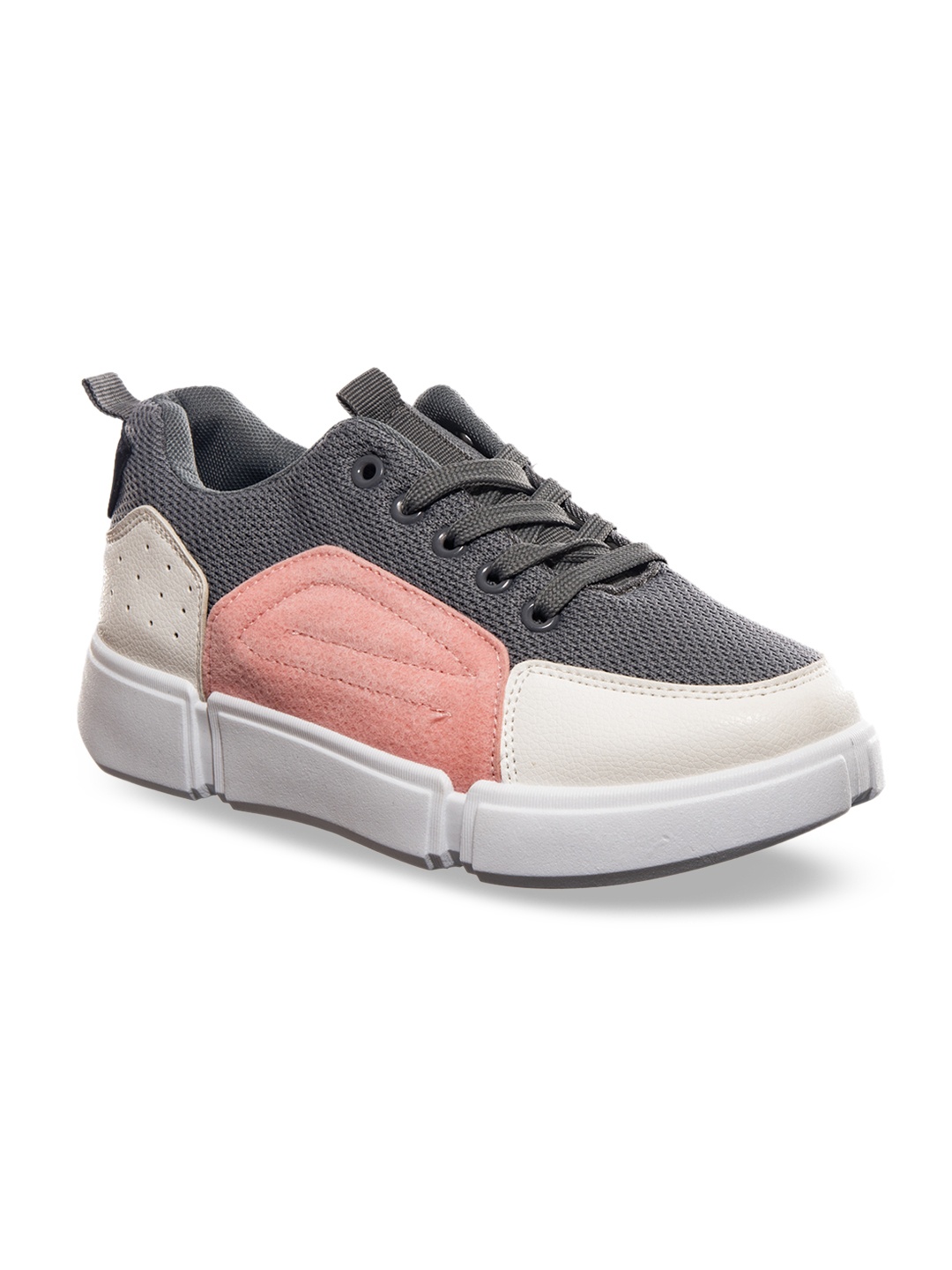 

Khadims Women Grey Colourblocked Sneakers