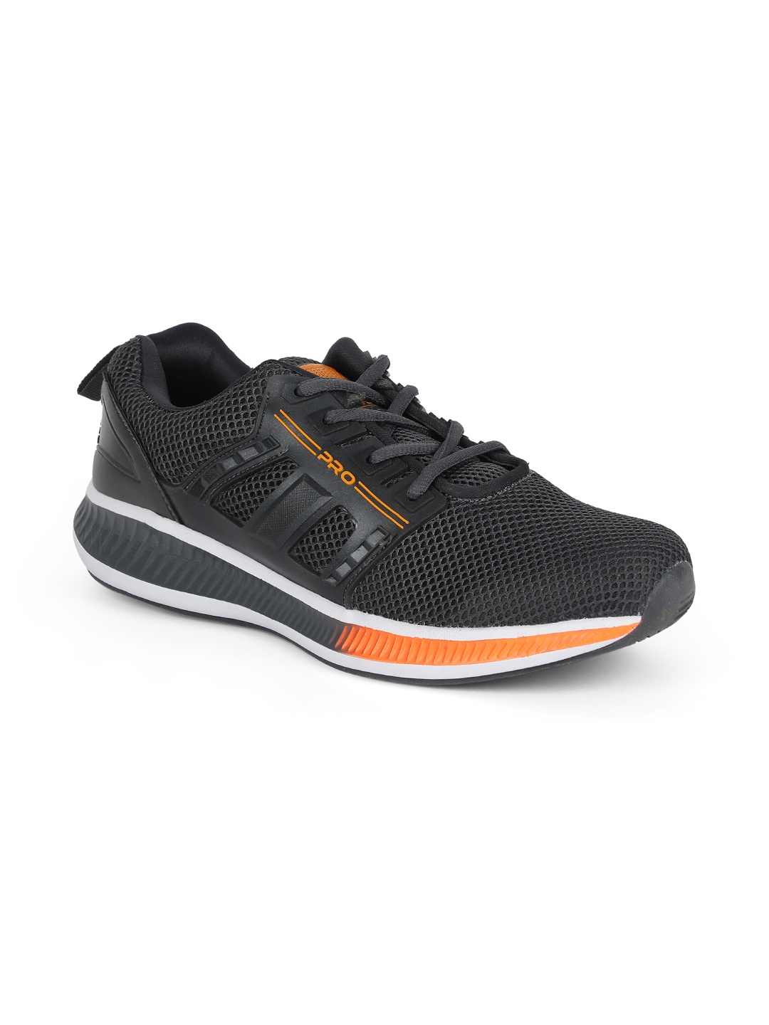 

Khadims Men Grey Textile Running Shoes
