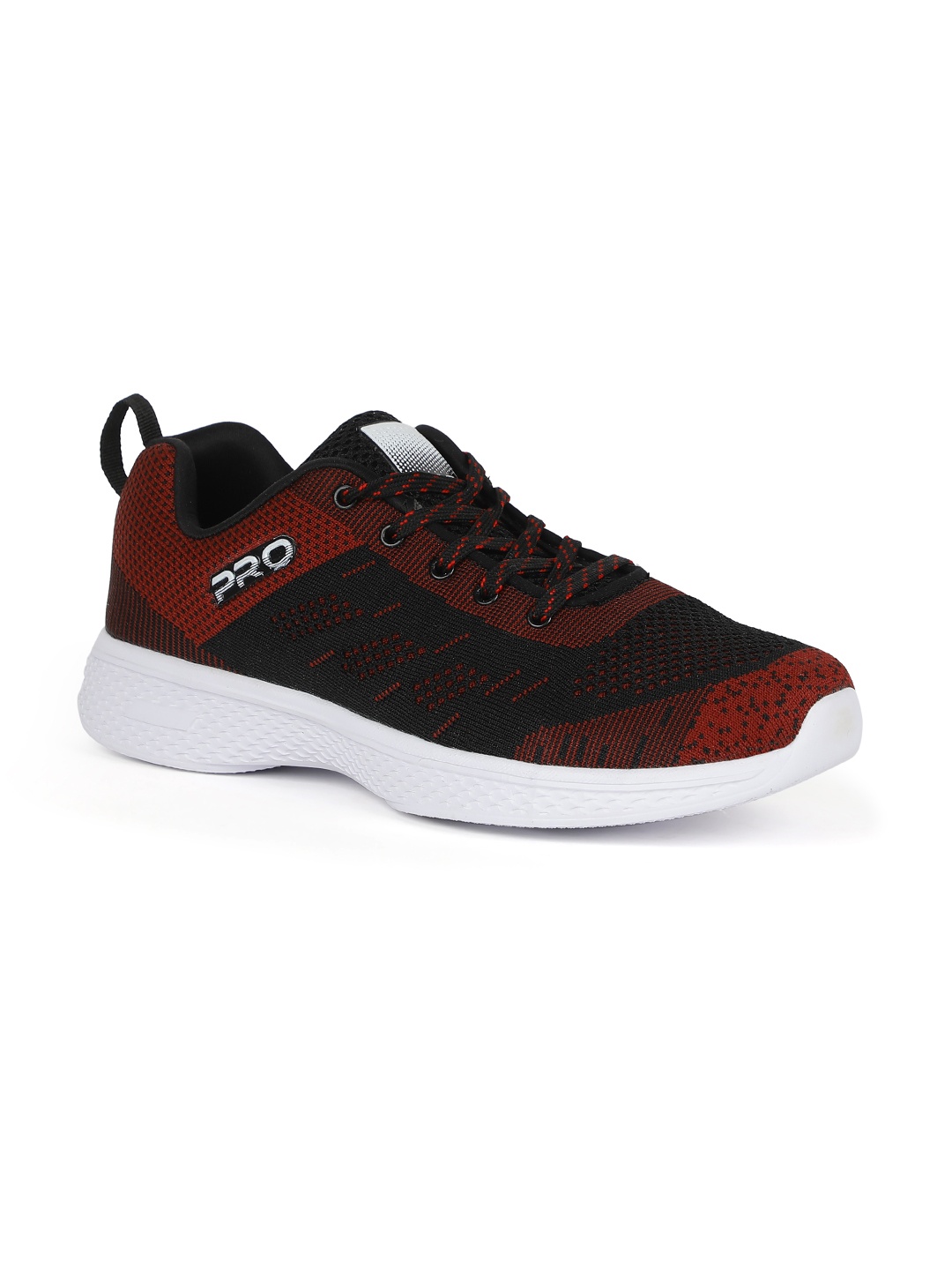 

Khadims Men Red Textile Running Shoes