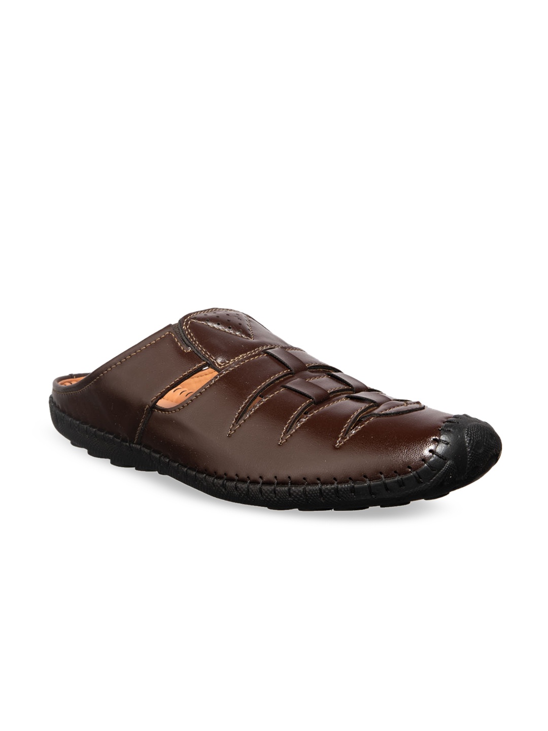 

Khadims Men Coffee Brown Fisherman Sandals