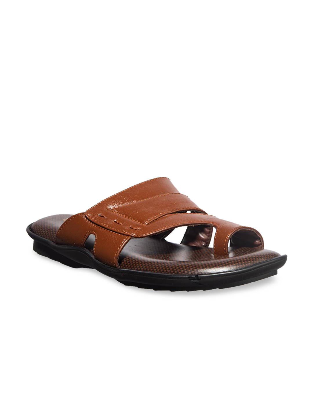 

Khadims Men Brown Comfort Sandals