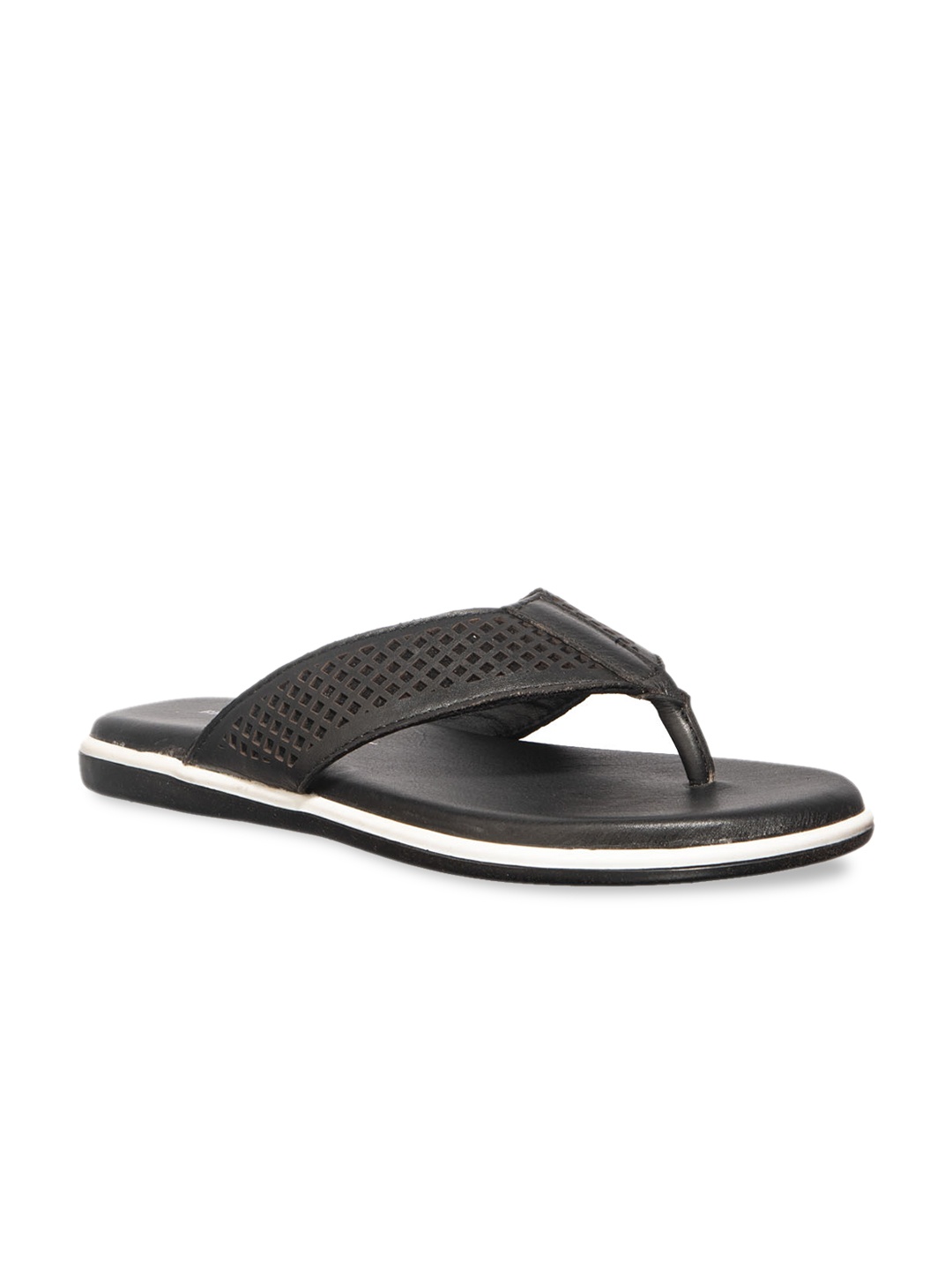 

Khadims Men Black Comfort Sandals