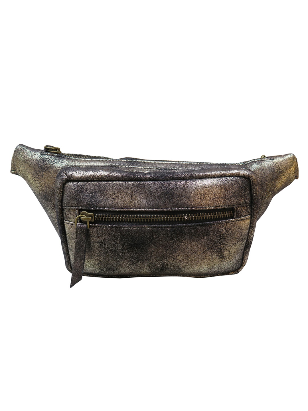 

Spice Art Unisex Copper-Toned Solid Fanny Pack With Antique Finish Detail