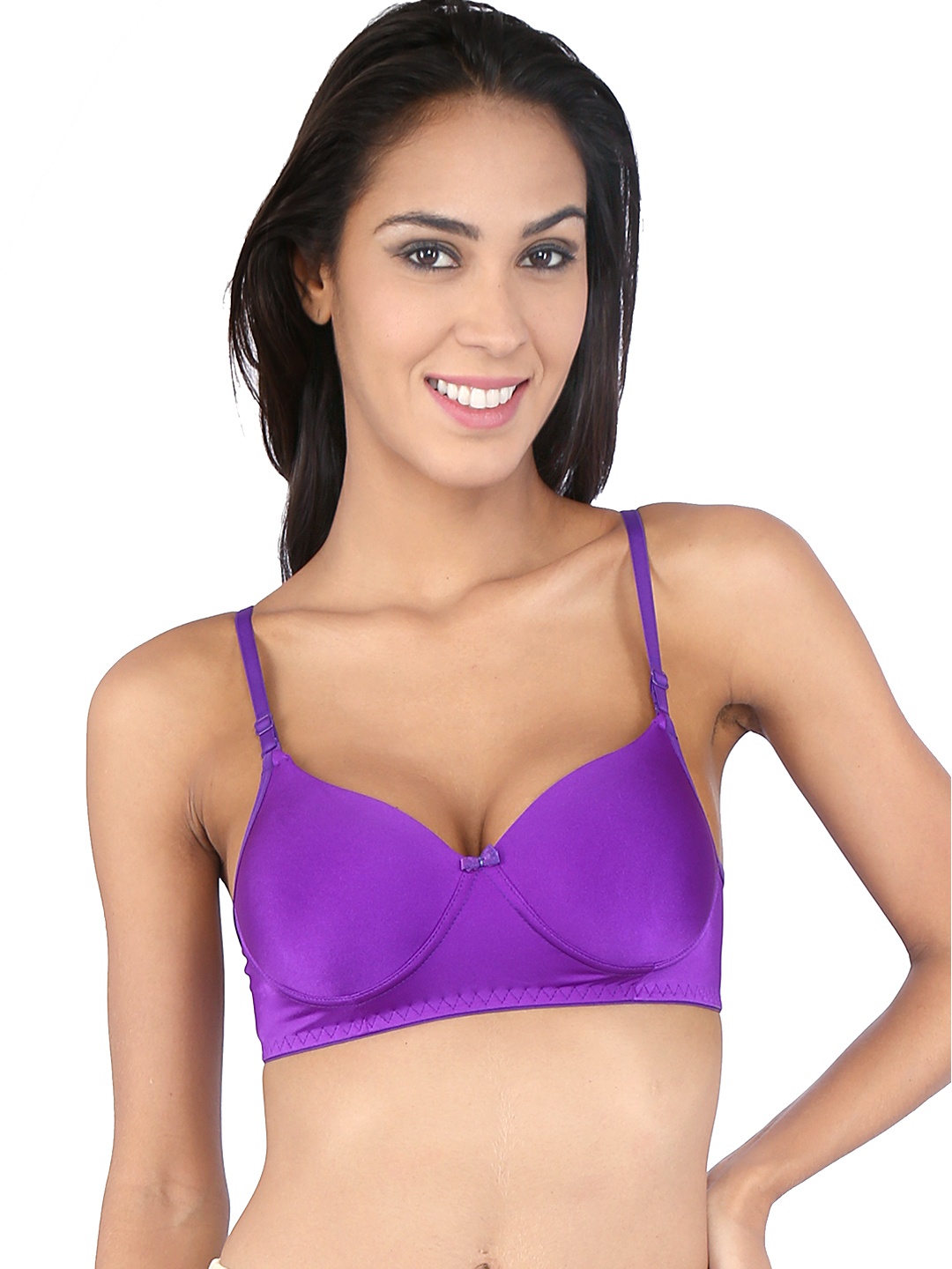 

Bralux Purple Full-Coverage Bra