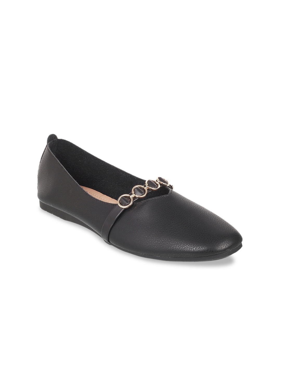 

Metro Women Black Embellished Ballerinas