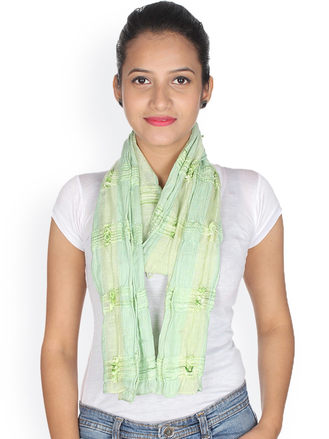 

Anekaant Green Stole