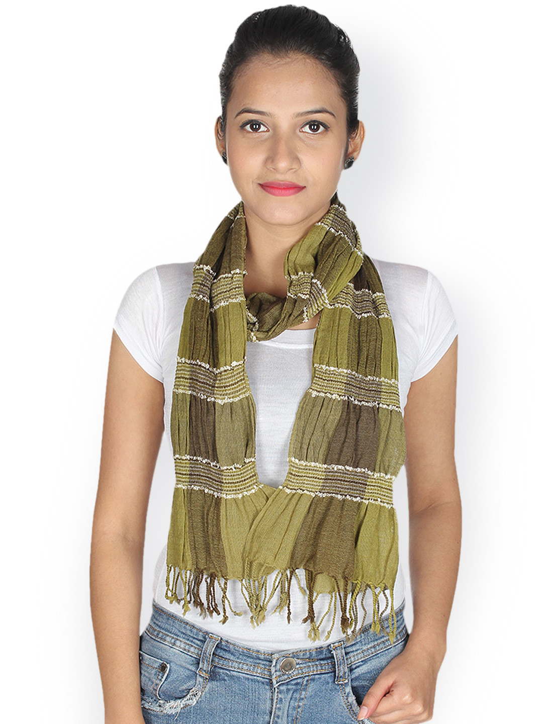 

Anekaant Green Stole